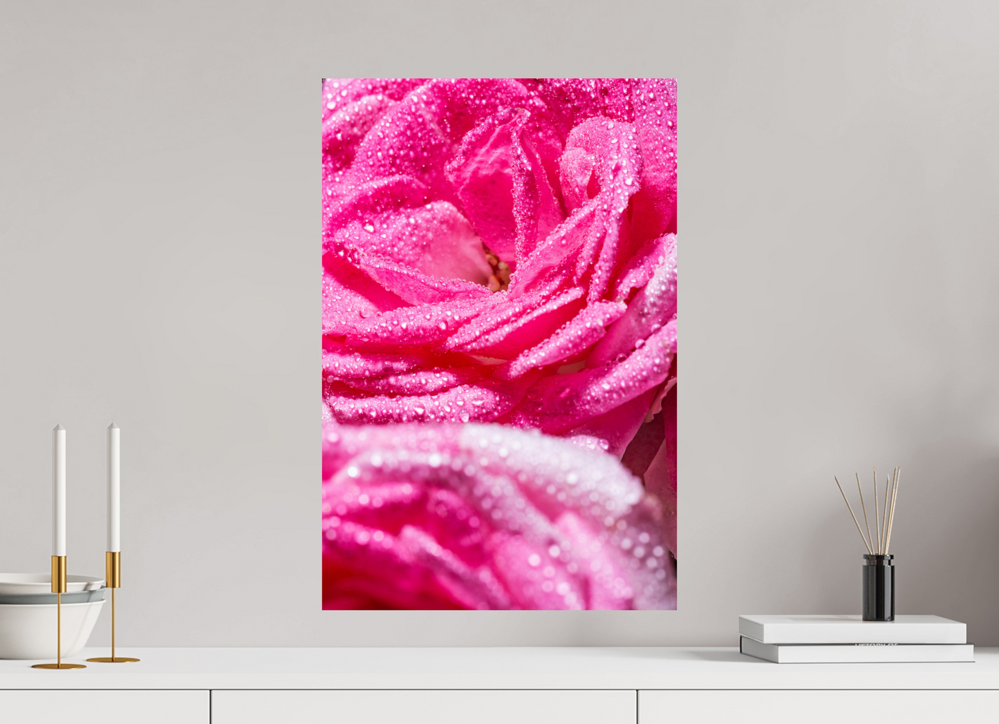 40 x 60 cm, ChromaLuxe HD Metal Print Rose_10