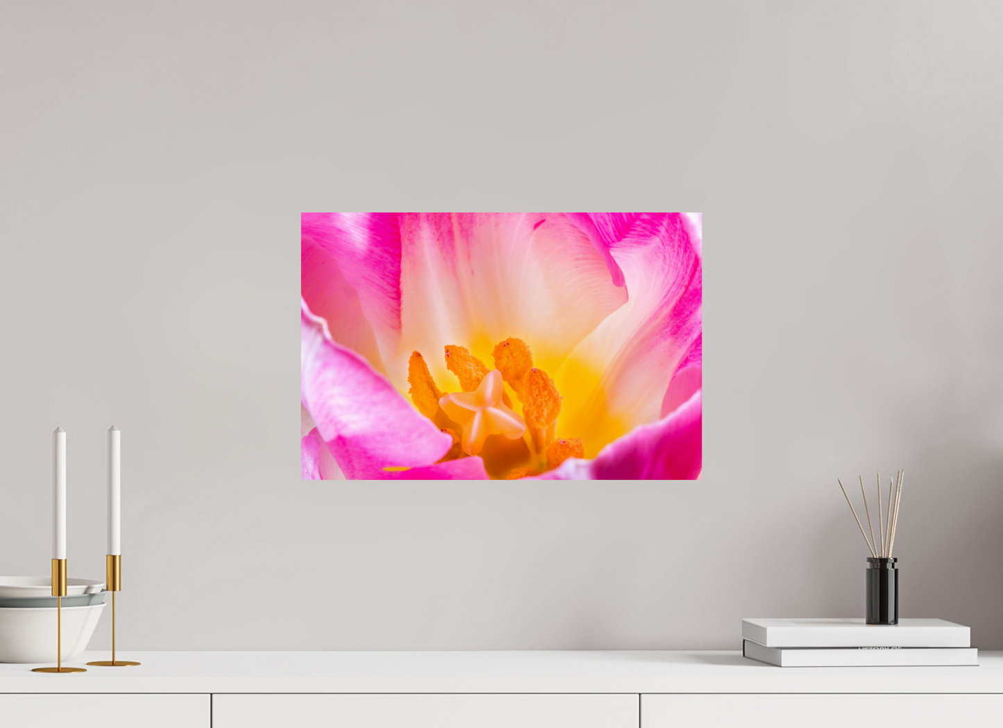 45 x 30 cm, ChromaLuxe HD Metal Print Tulpe-07