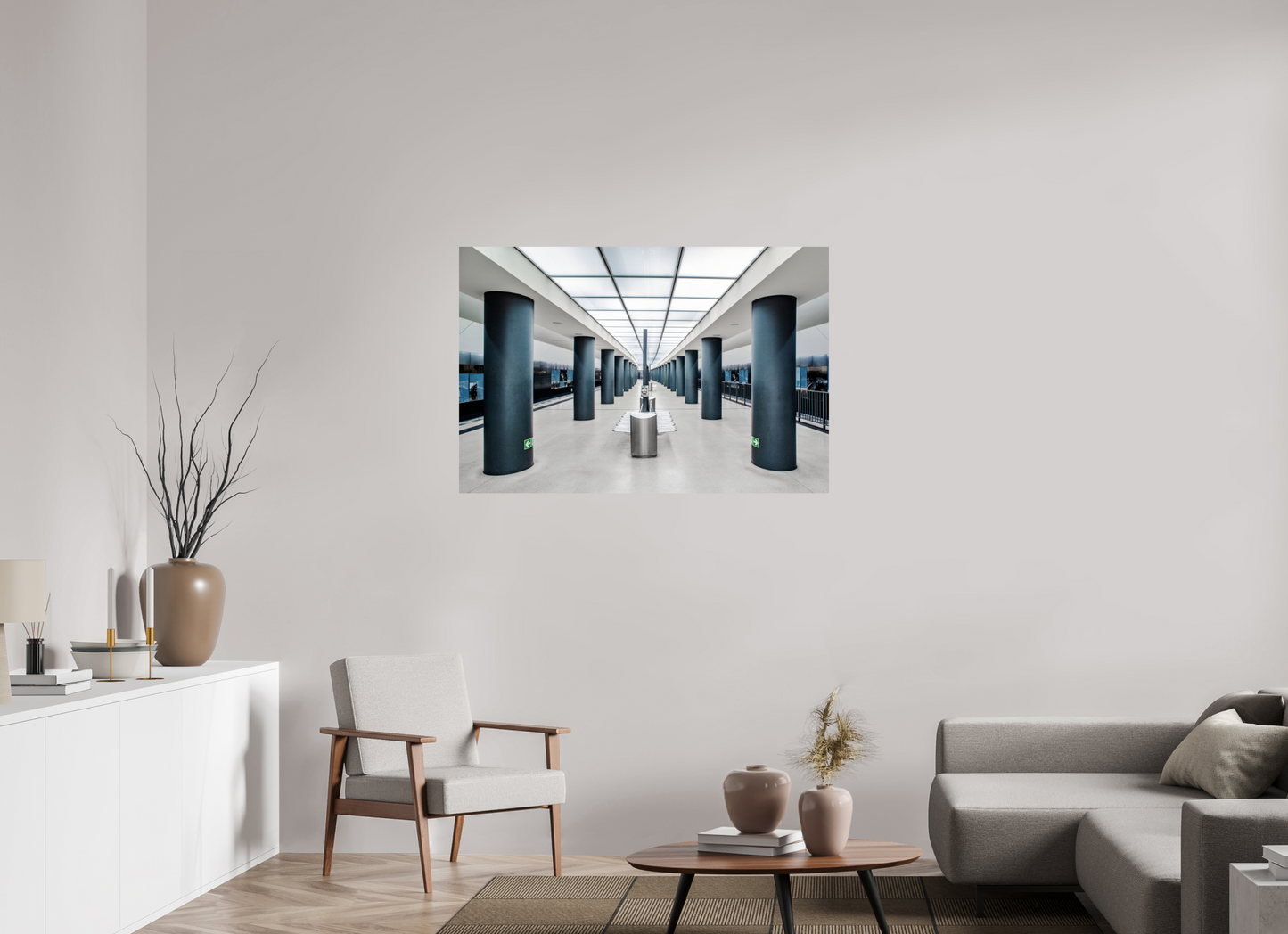 120 x 80 cm, Fine Art Print Metallic Edition Brandenburger-Tor #2 Berlin