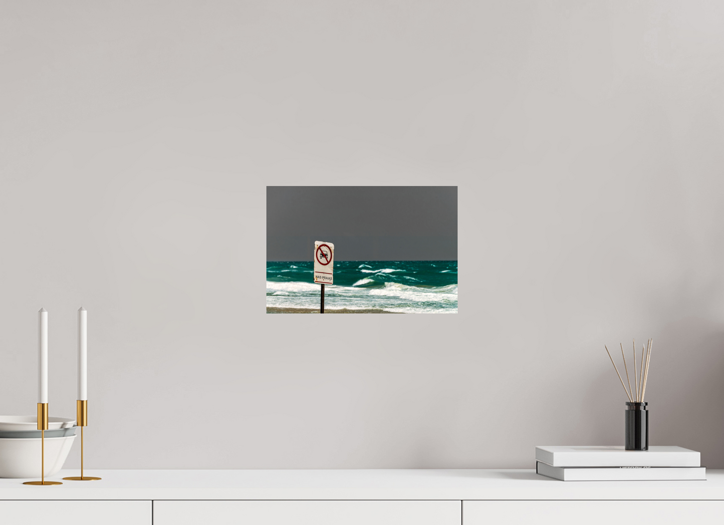 30 x 20 cm, Fine Art Print auf Alu-Dibond ohne Aufhang Prainha - Aquiraz - CE