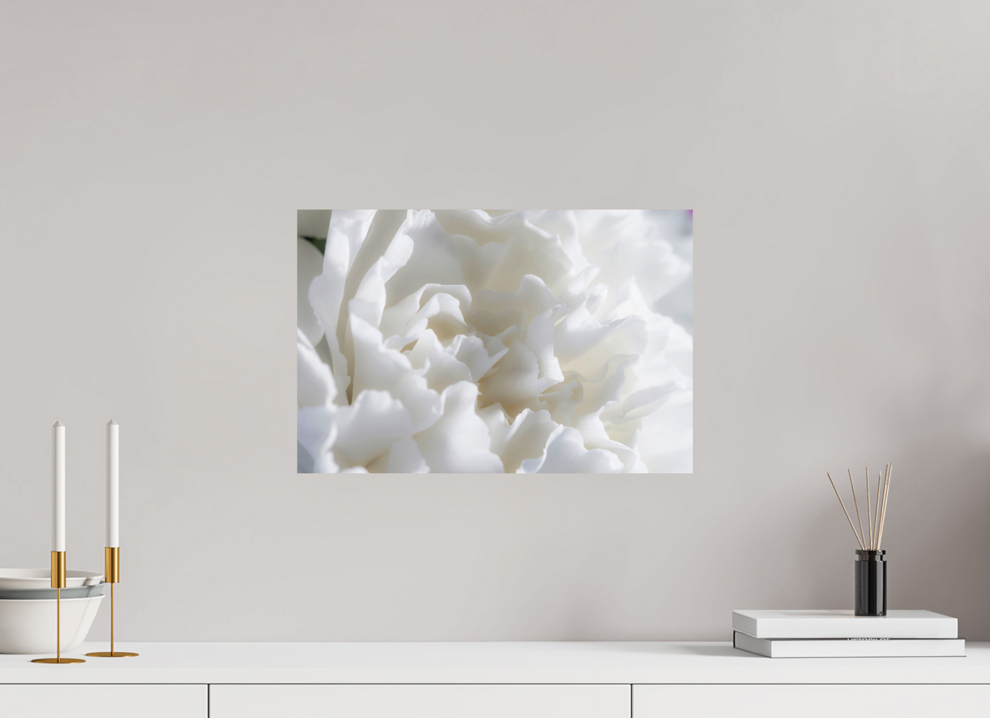 45 x 30 cm, ChromaLuxe HD Metal Print Nelke_01