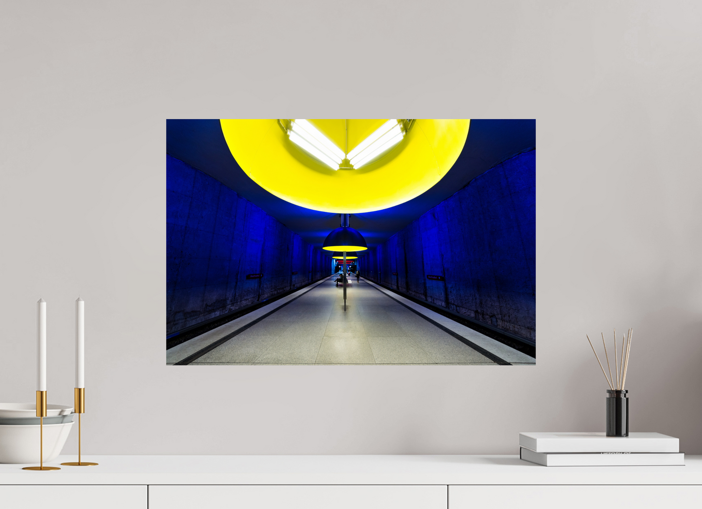 60 x 40 cm, Fine Art Print Metallic Edition West Friedhof #6 München