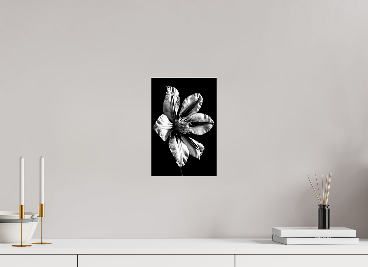20 x 30 cm, Glänzender Foto-Abzug Acrylglas Clematis-04