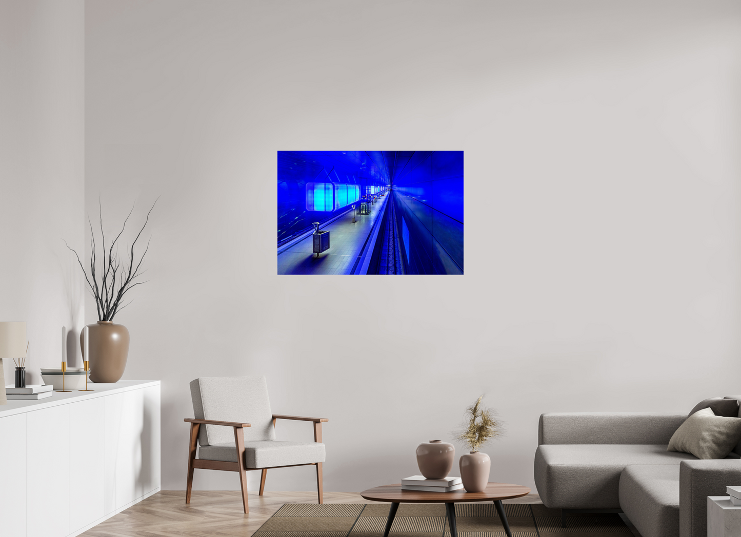 105 x 70 cm, Fine Art Print Metallic Edition Hafen-City-Universität #1 Hamburg