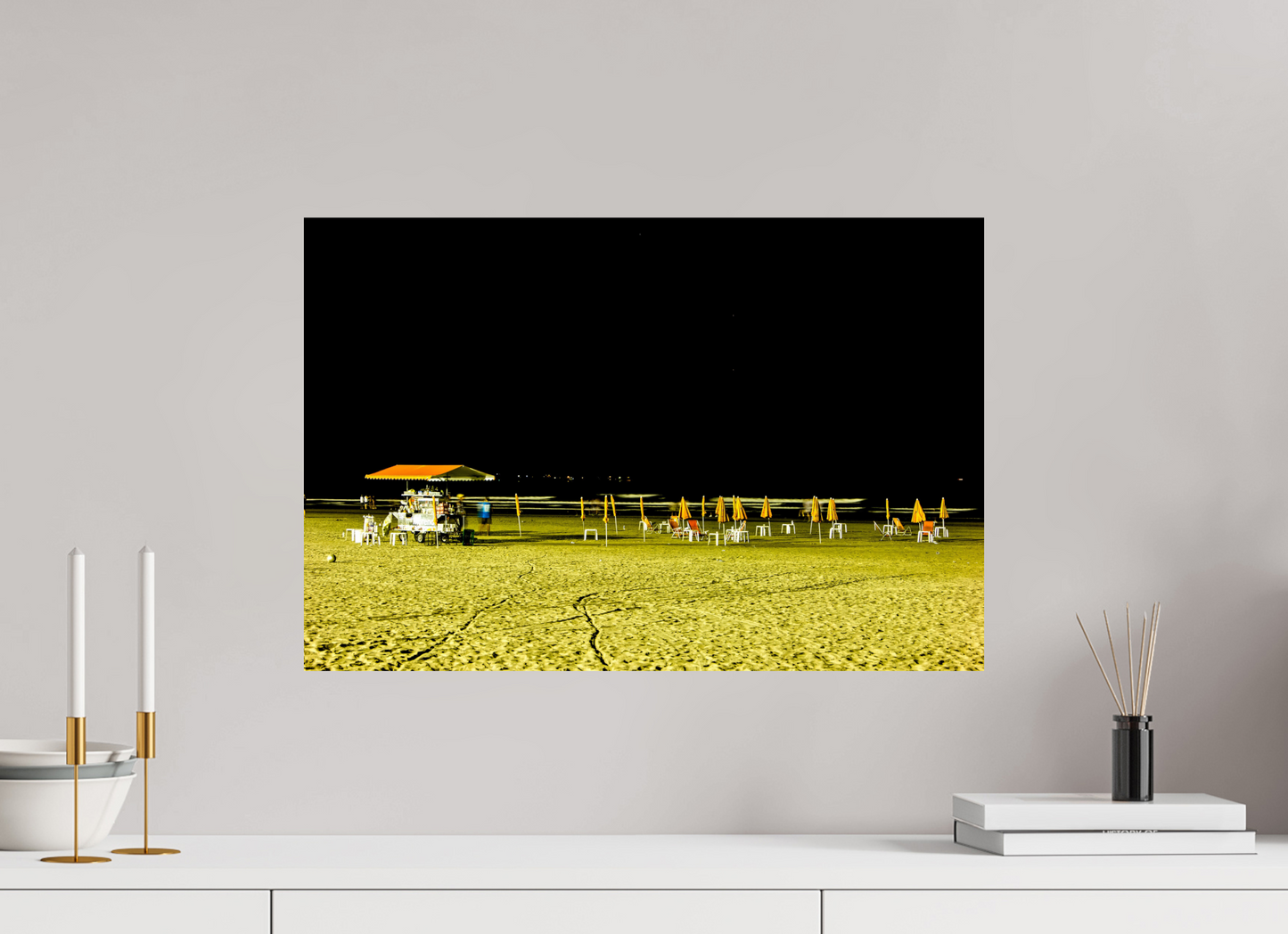 60 x 40 cm, Fine Art Print auf Alu-Dibond ohne Aufhang Boqueirão - Santos - SP