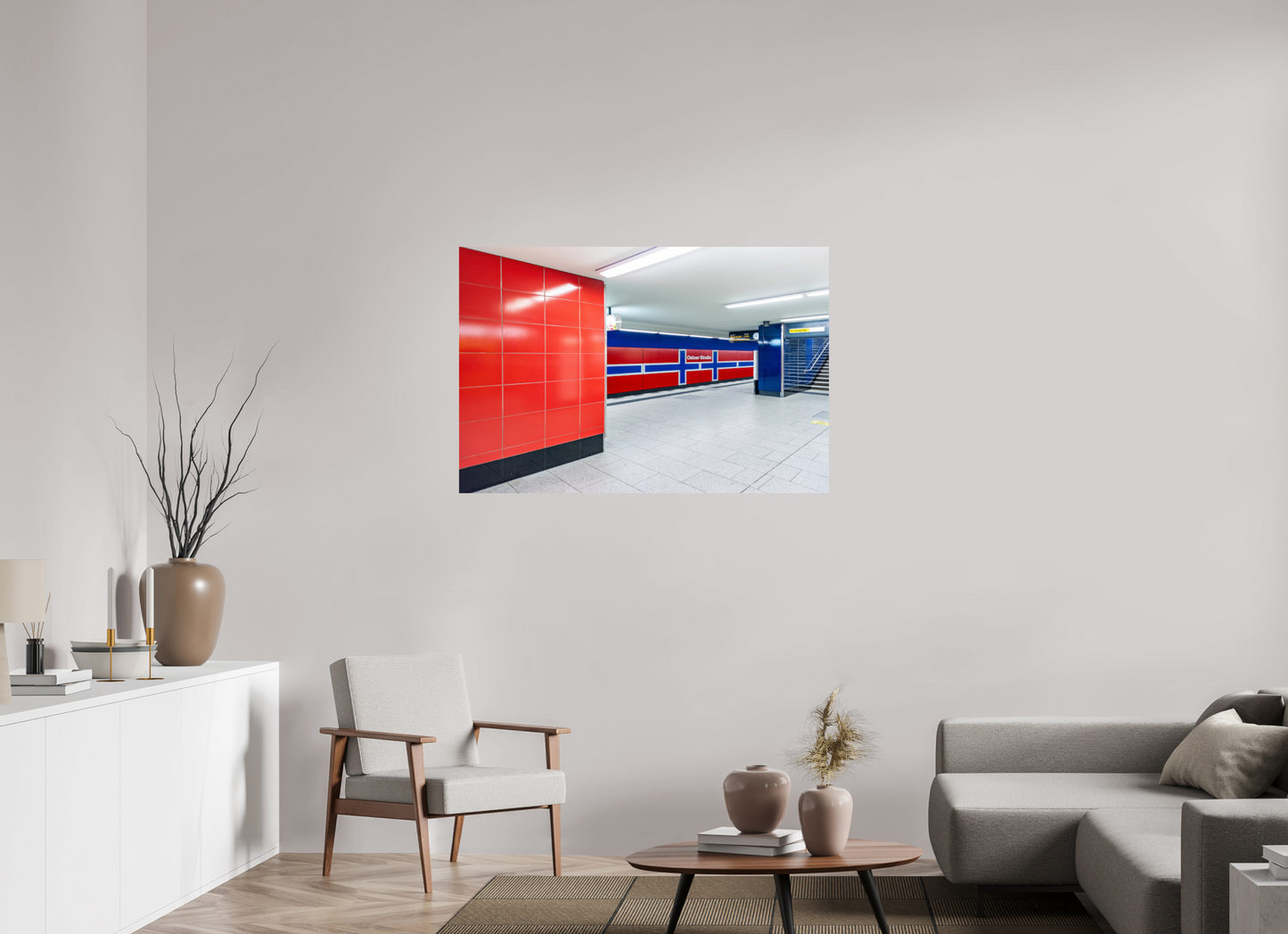 120 x 80 cm, Fine Art Print Metallic Edition Osloer-Strasse #1 Berlin