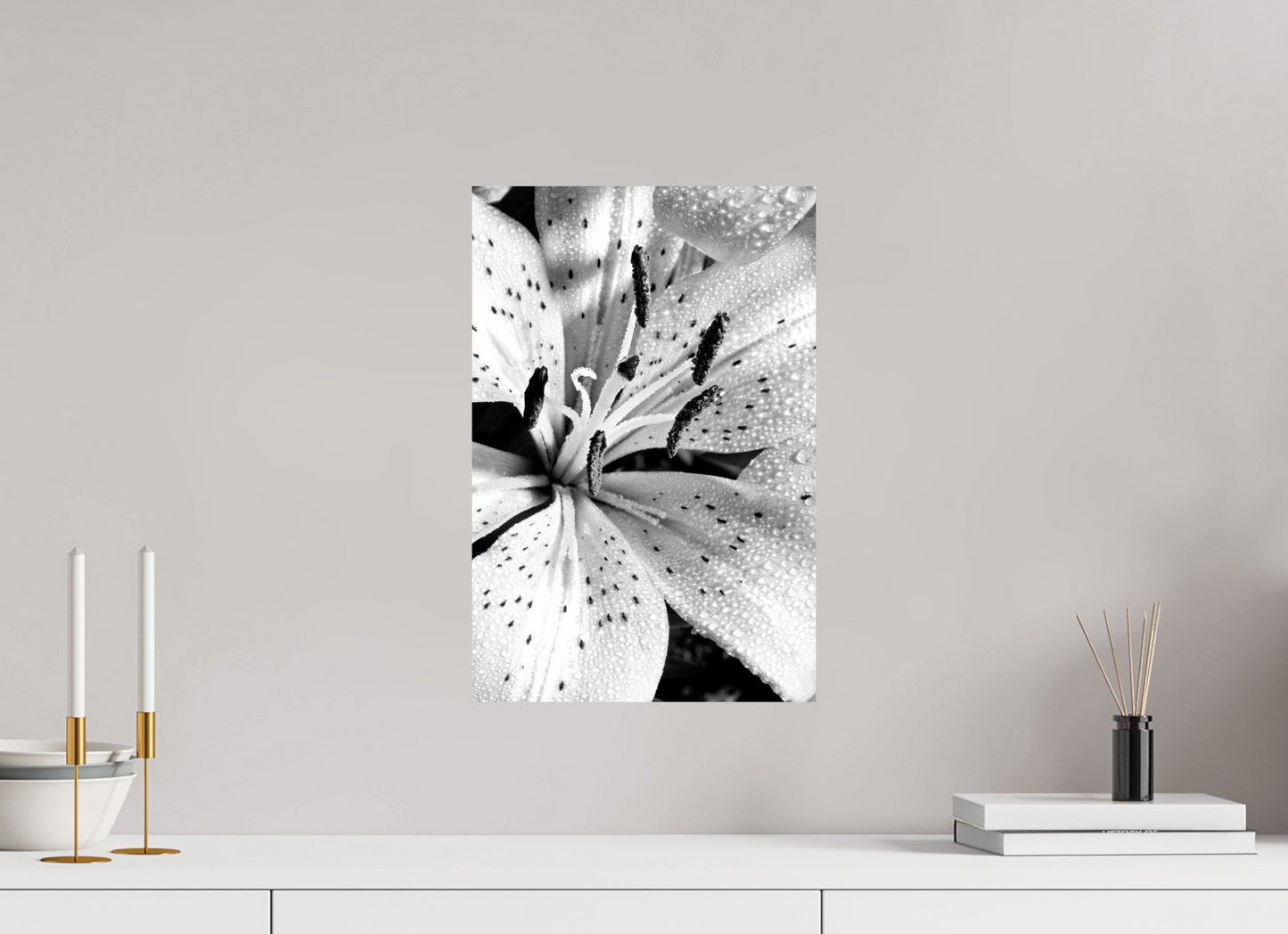 30 x 45 cm, Fine Art Print Baryta auf Alu-Dibond Lilie_09
