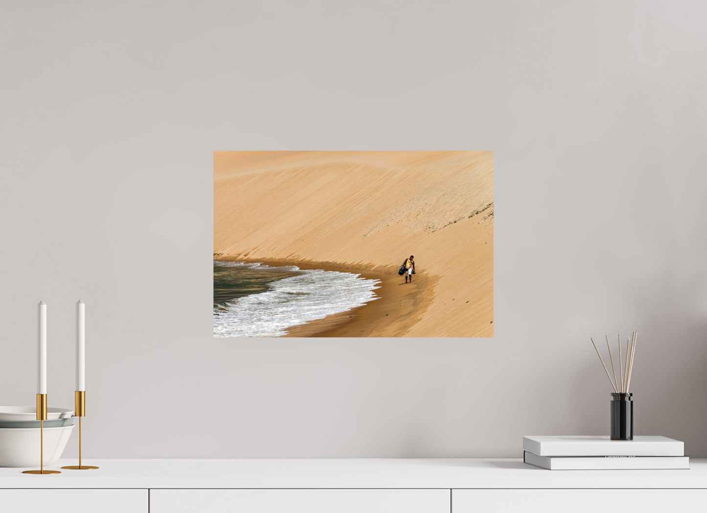 45 x 30 cm, Fine Art Print auf Alu-Dibond ohne Aufhang Genipabu - Extremoz - RN #3