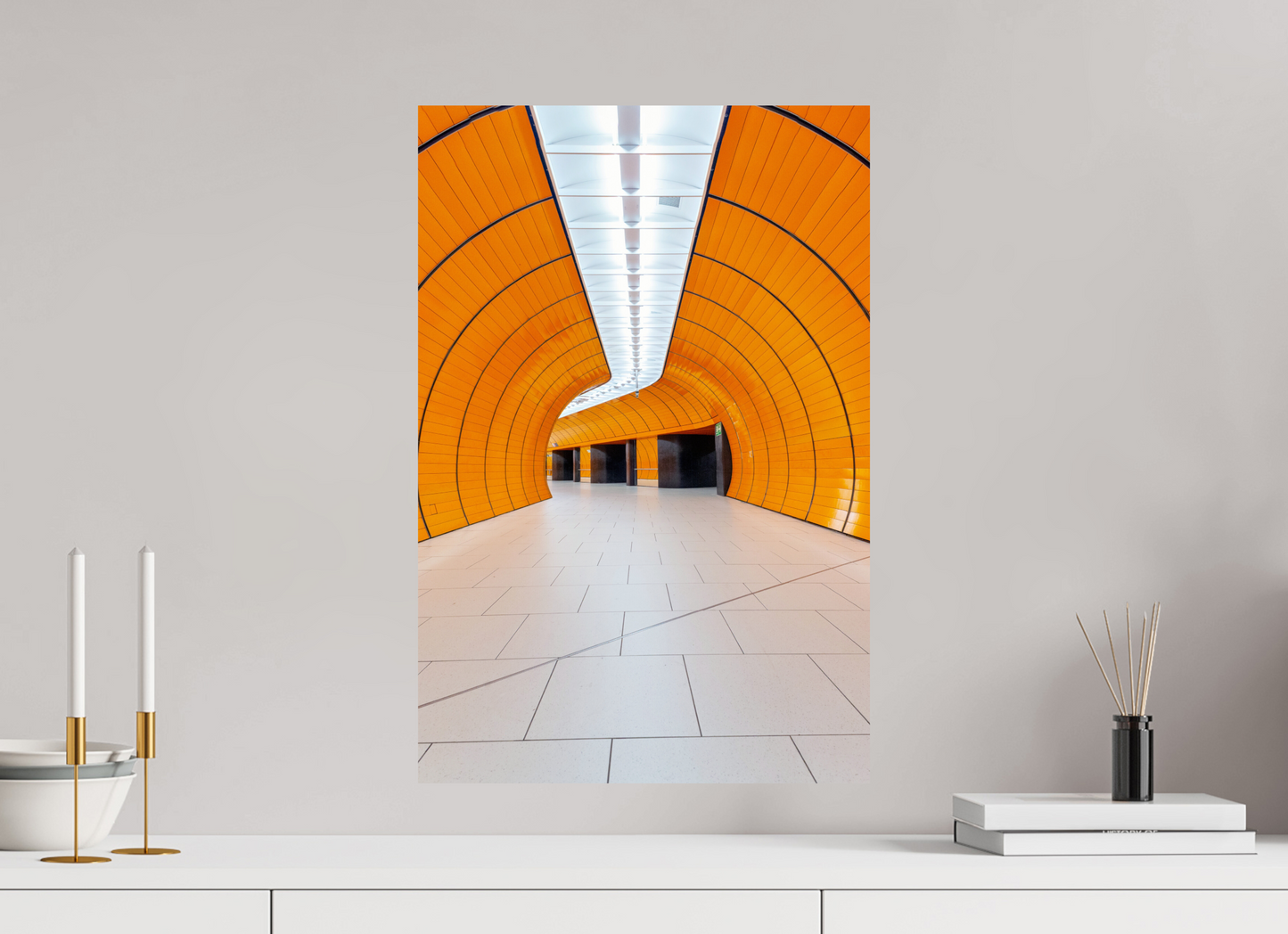 40 x 60 cm, Fine Art Print Metallic Edition Marienplatz #3 München