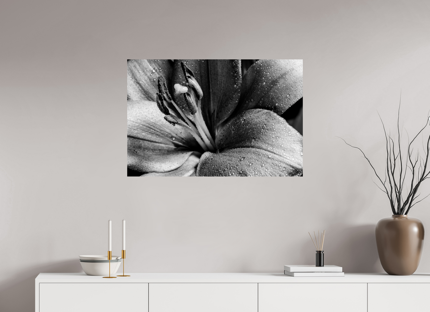 90 x 60 cm, Fine Art Print Baryta auf Alu-Dibond Lilie_03