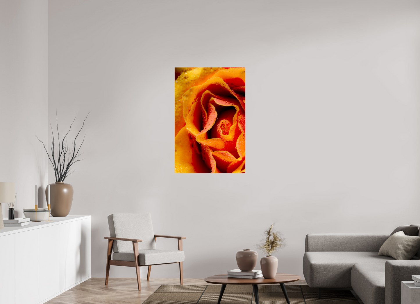 70 x 105 cm, Fine Art Print Baryta auf Alu-Dibond Rose_05