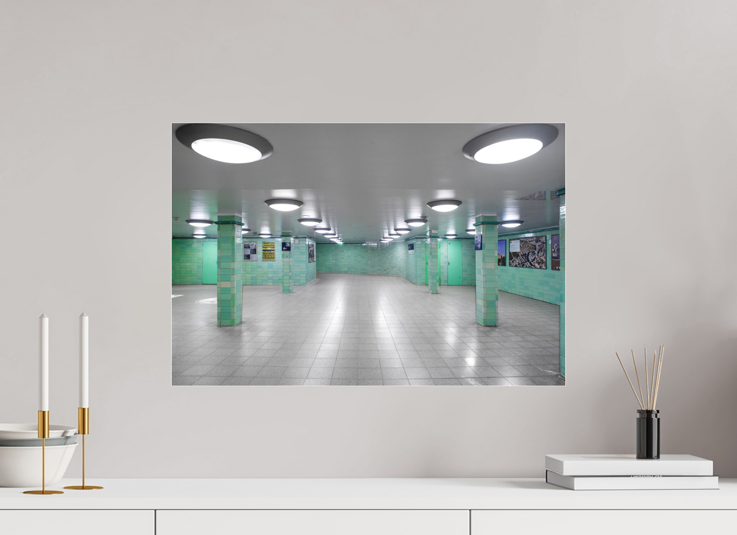 60 x 40 cm, Fine Art Acrylglas Matt Berlin Alexanderplatz