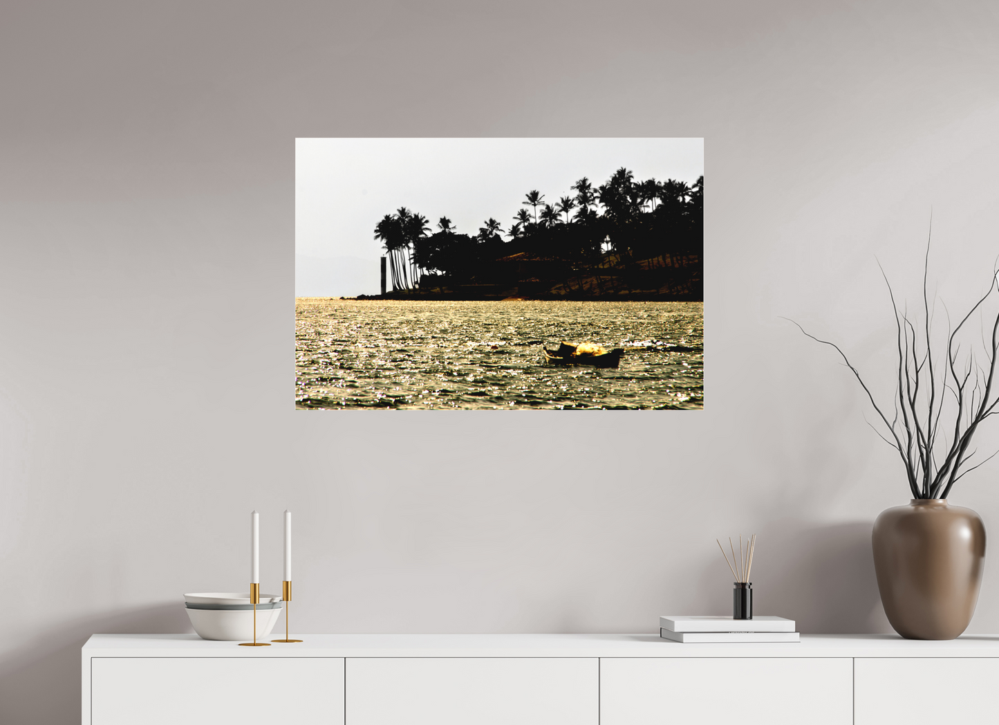 90 x 60 cm, Fine Art Acrylglas Matt Ponta das Canas - Ilhabela - SP