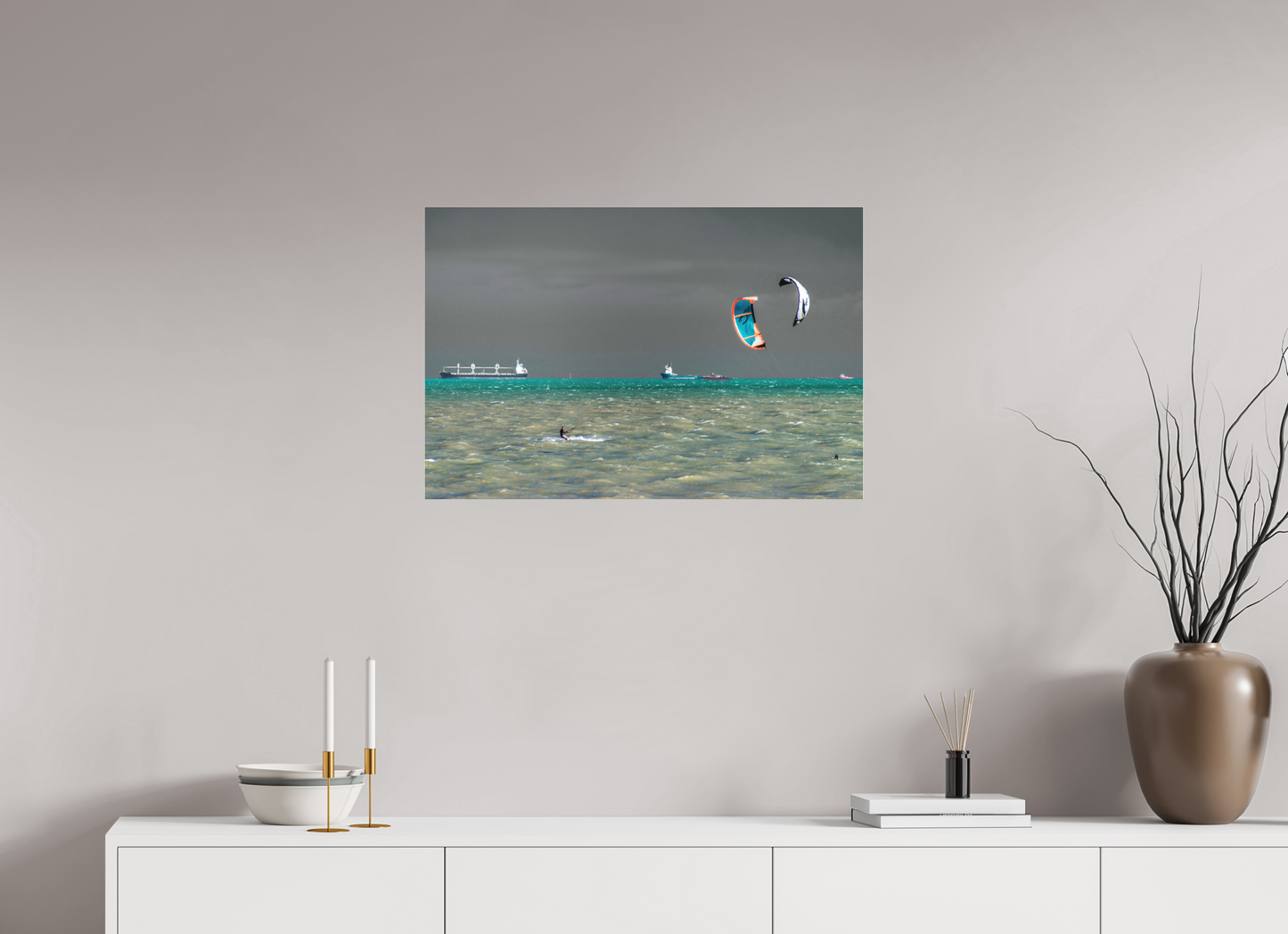 75 x 50 cm, Fine Art Acrylglas Matt Praia de Camburi - Vitória - ES. #2