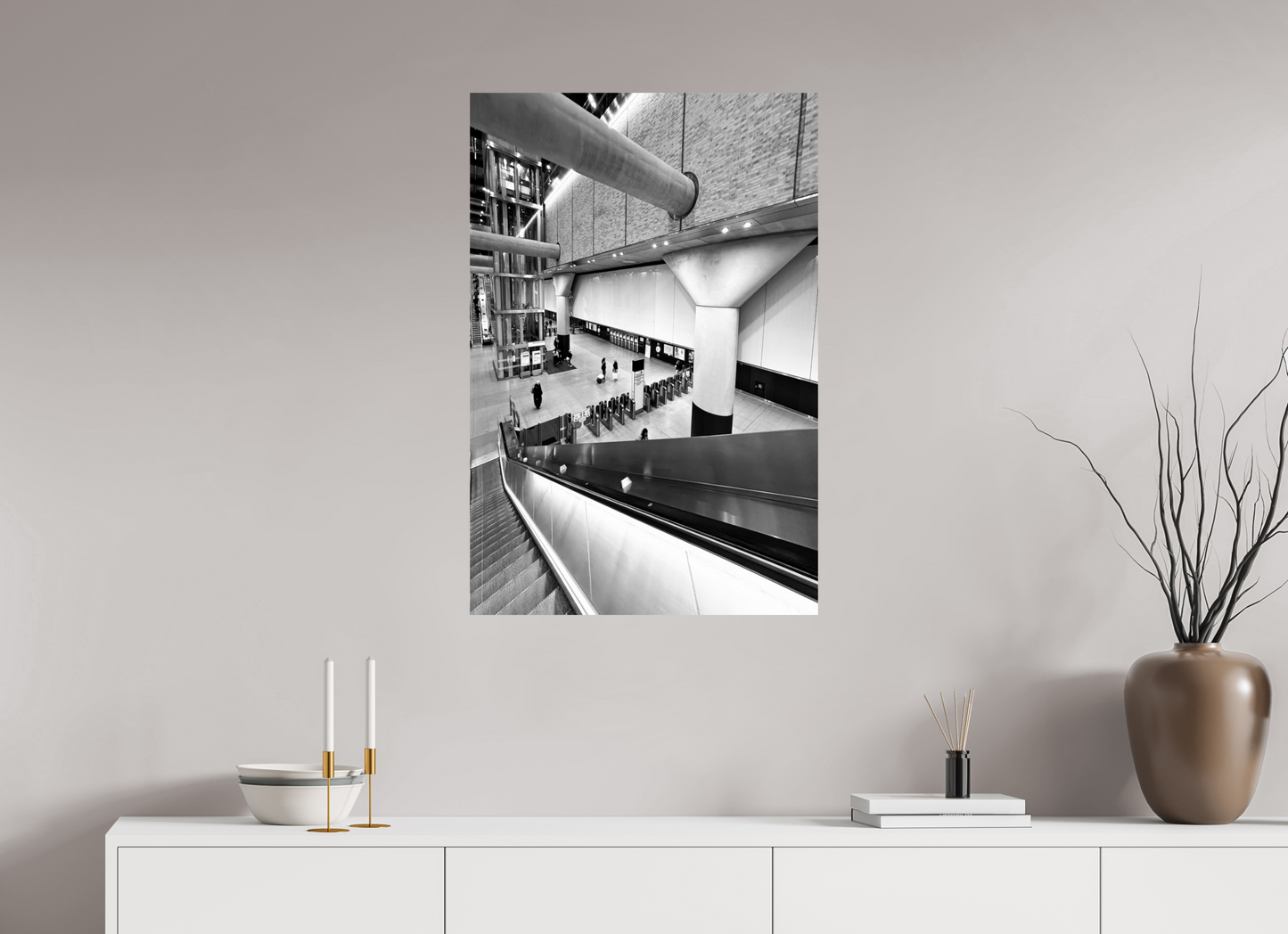 60 x 90 cm, Fine Art Print Metallic Edition Farrington #5 London