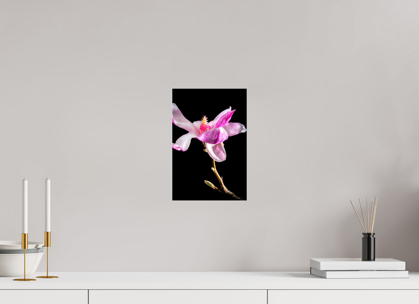 20 x 30 cm, Glänzender Foto-Abzug Acrylglas Magnolie_02