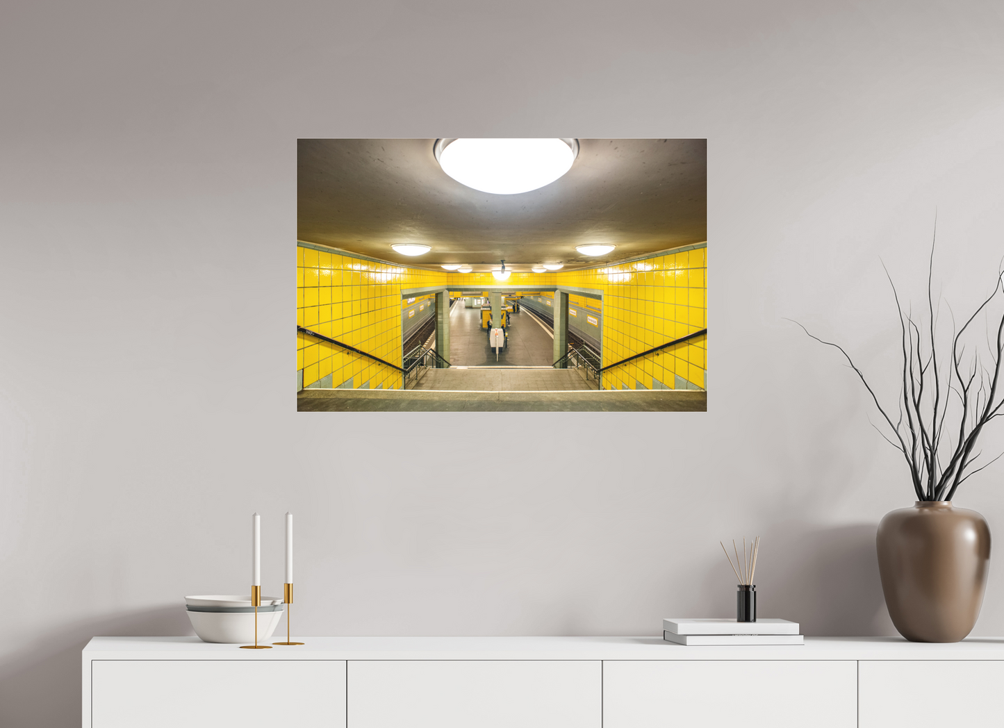 90 x 60 cm, Fine Art Acrylglas Matt Hermannsplatz #2 Berlin