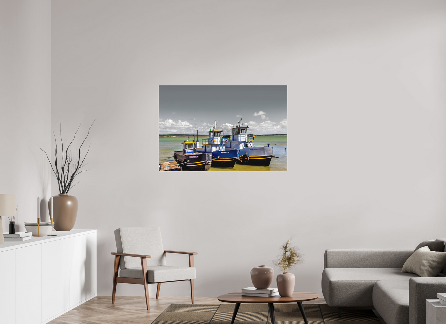 120 x 80 cm, Fine Art Acrylglas Matt Rio Paraíba - Cabedelo - PB