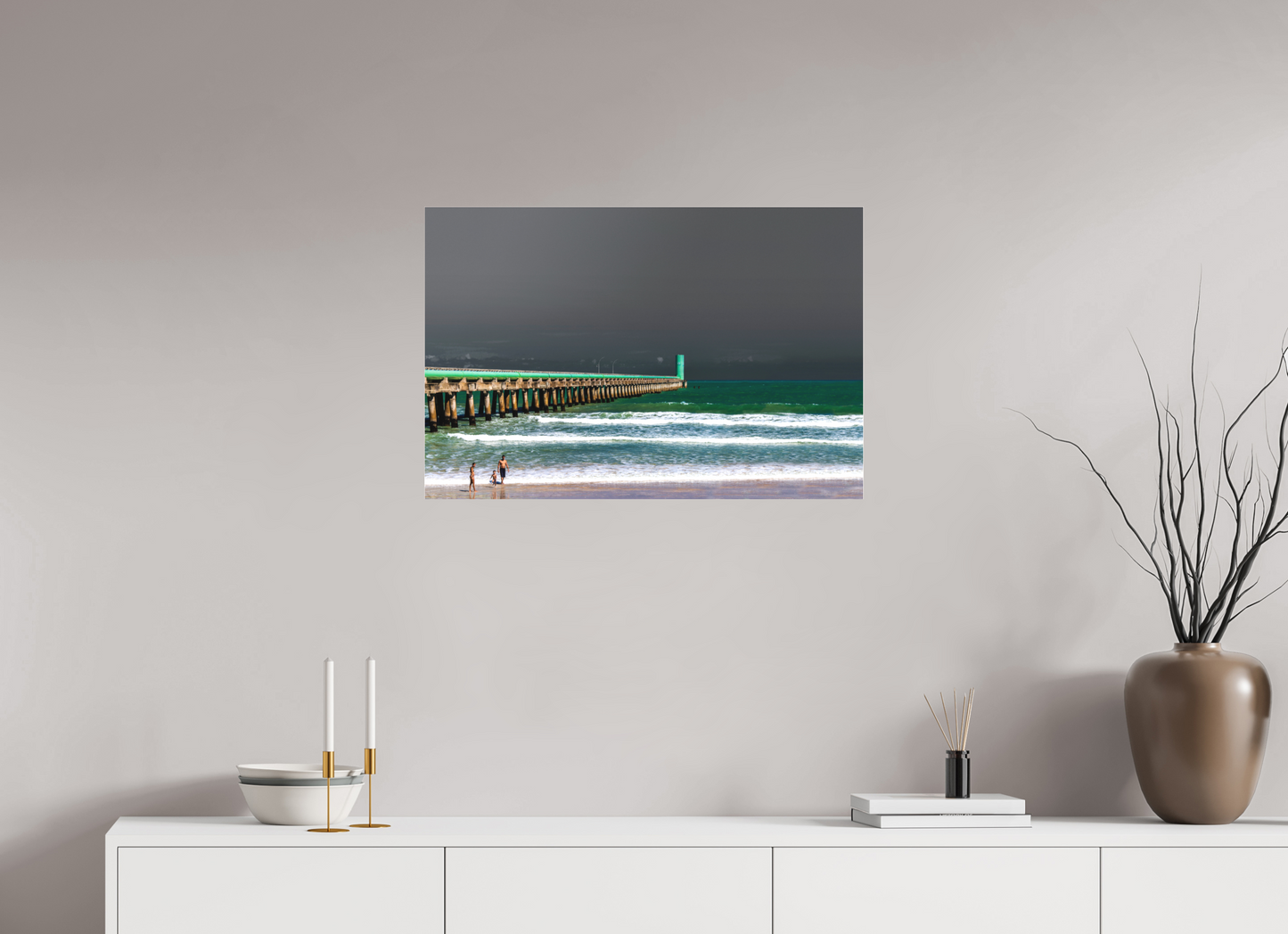 75 x 50 cm, Fine Art Acrylglas Matt Praia do Sobral - Maceió - AL