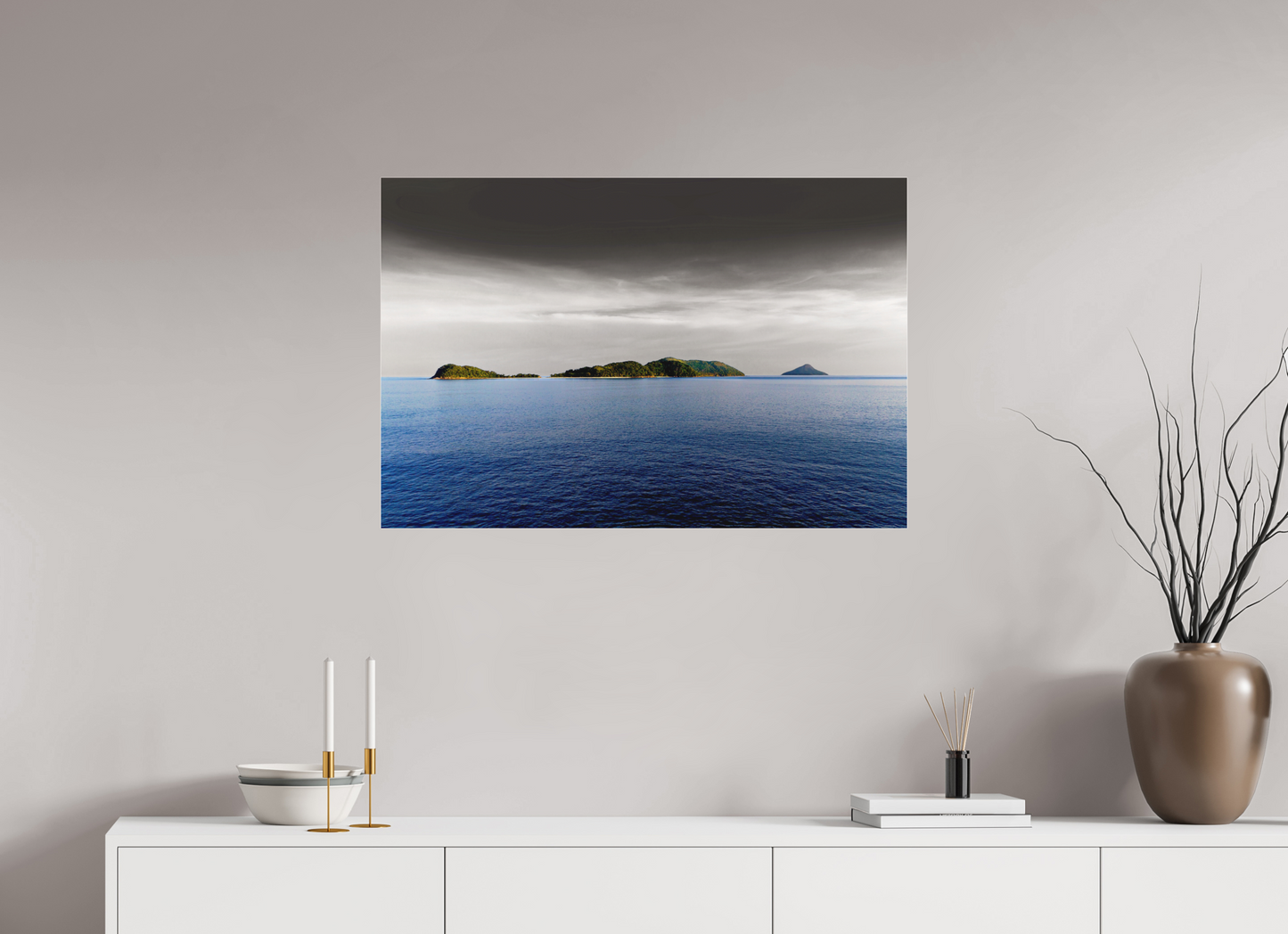 90 x 60 cm, Fine Art Acrylglas Matt As Ilhas - São Sebastião - SP