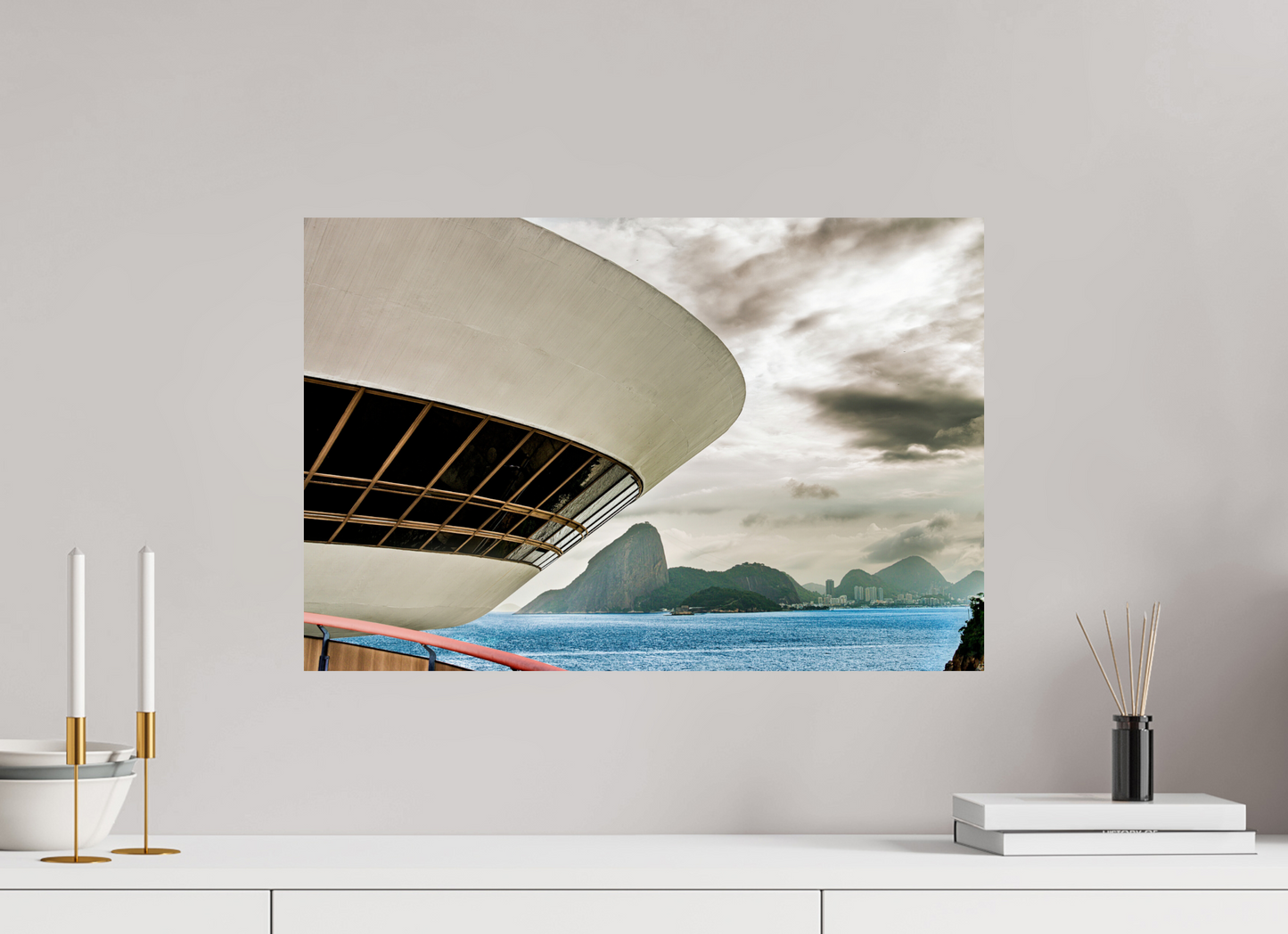 60 x 40 cm, Fine Art Print auf Alu-Dibond ohne Aufhang Niterói - Rio de Janeiro - RJ