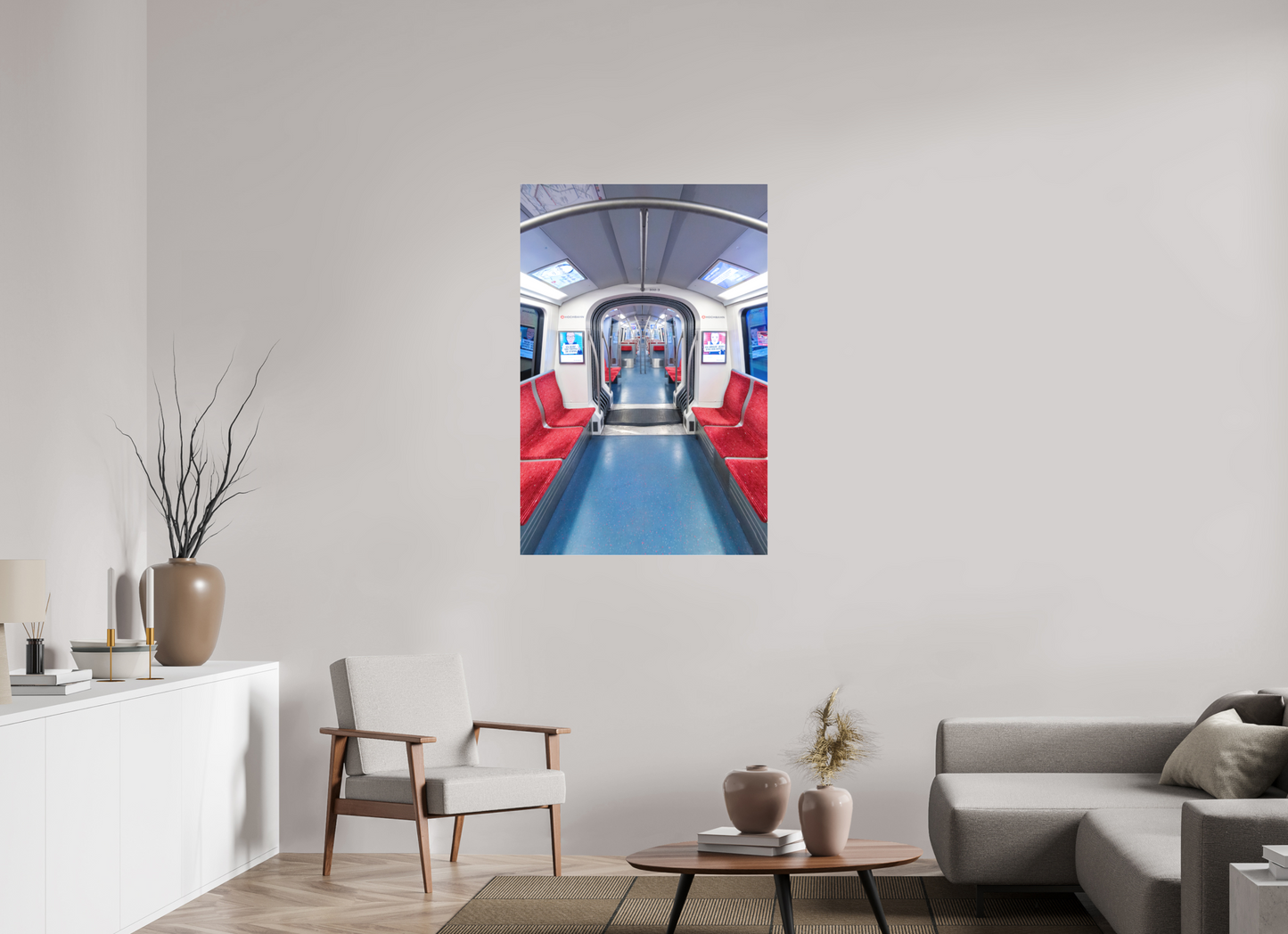 80 x 120 cm, Fine Art Acrylglas Matt HAM #2 Hamburg