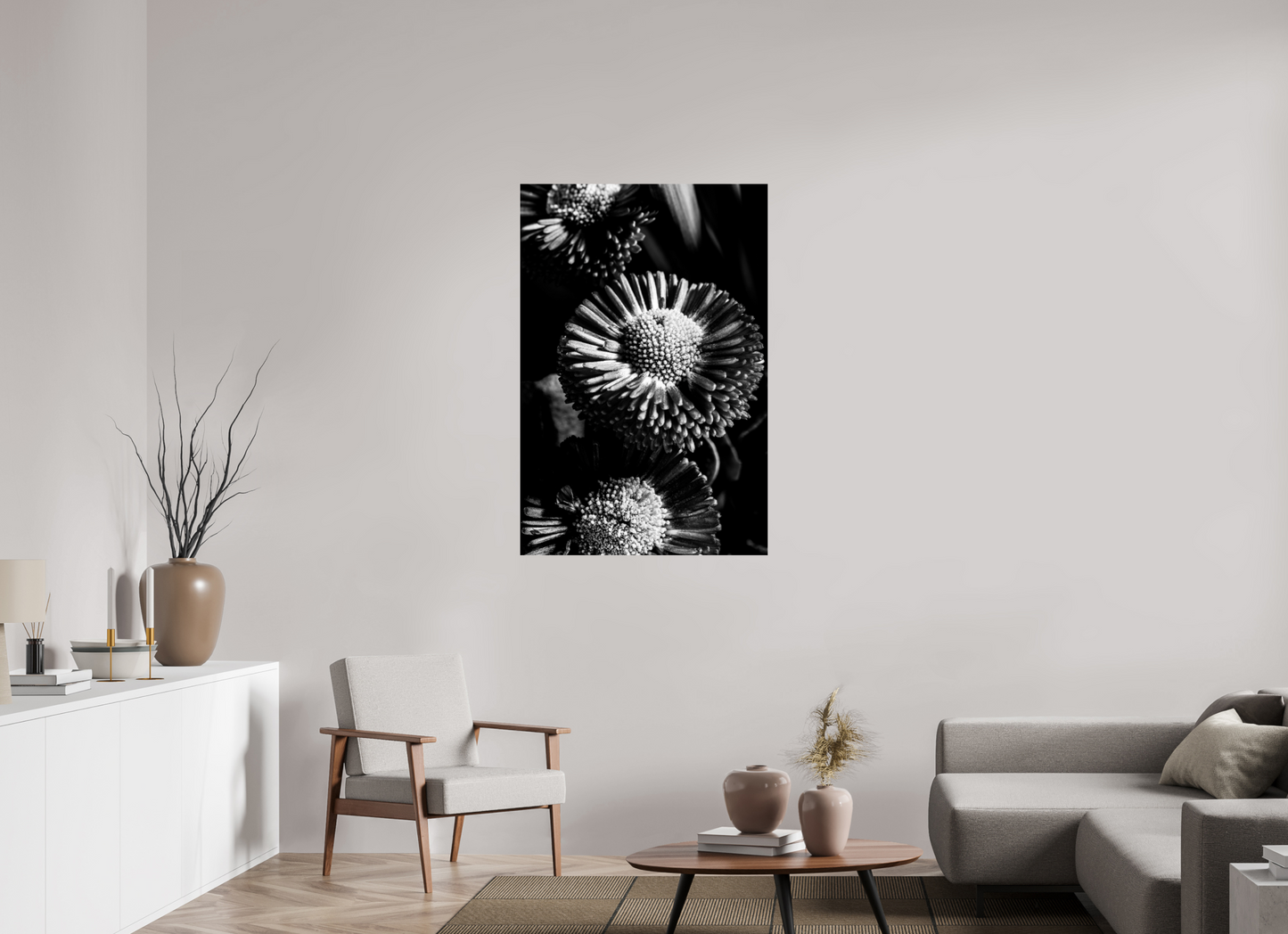 80 x 120 cm, Fine Art Print Baryta auf Alu-Dibond Aster-02