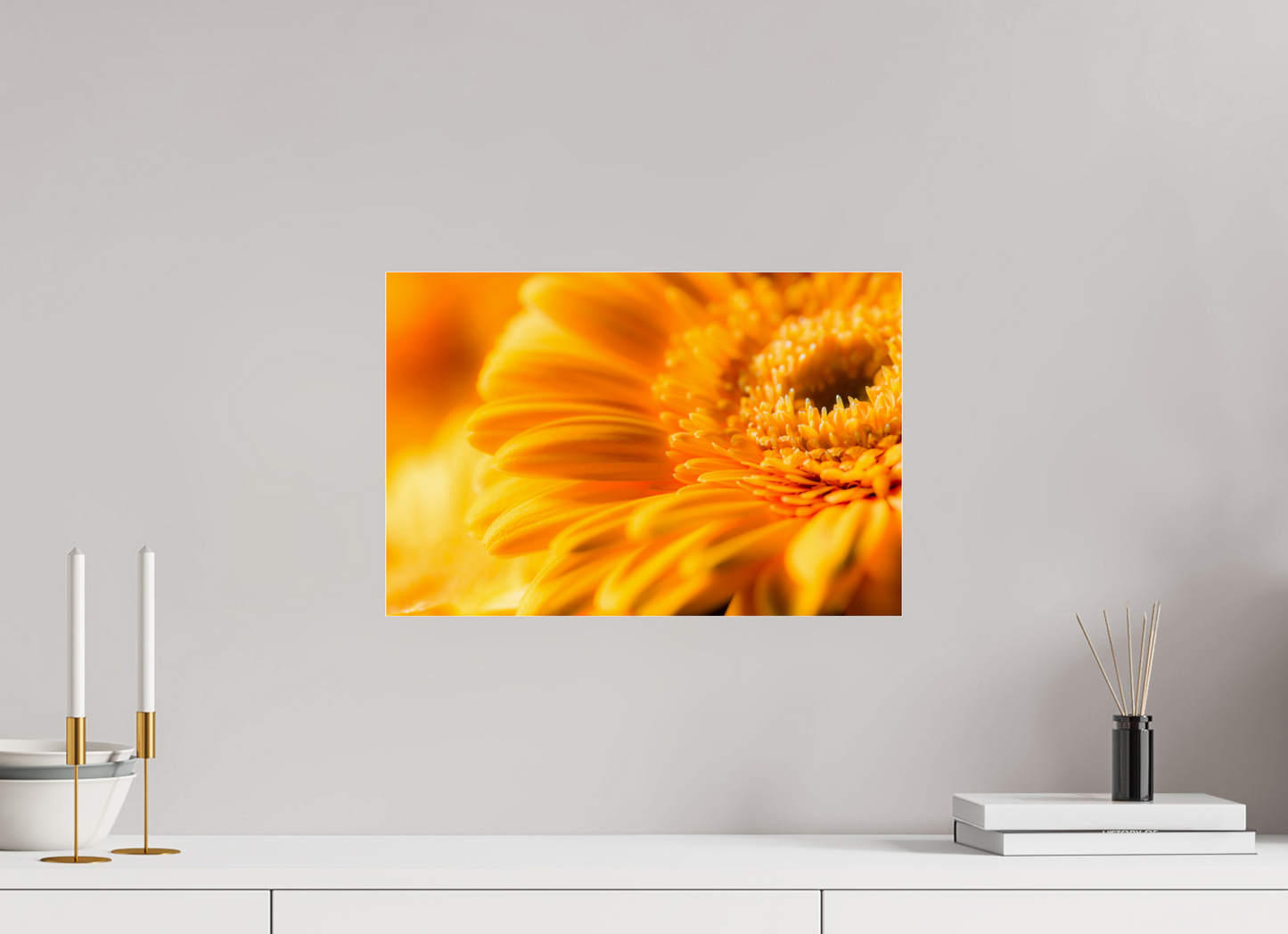 45 x 30 cm, Glänzender Foto-Abzug Acrylglas Gerbera_09