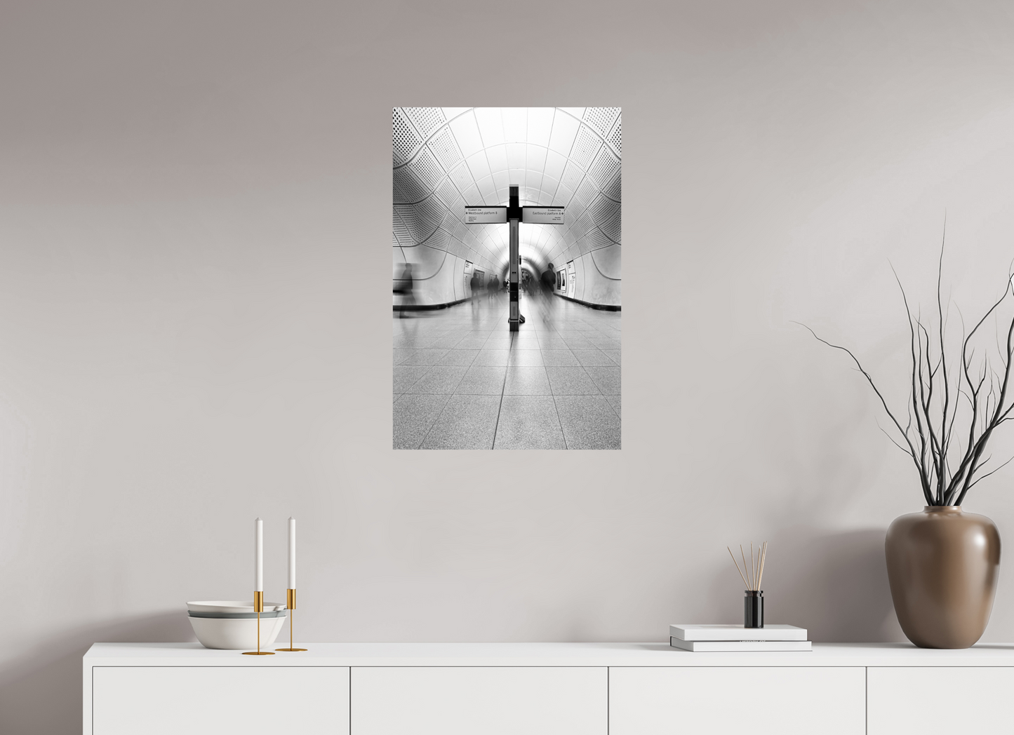 50 x 75 cm, Fine Art Print Metallic Edition Farrington #7 London