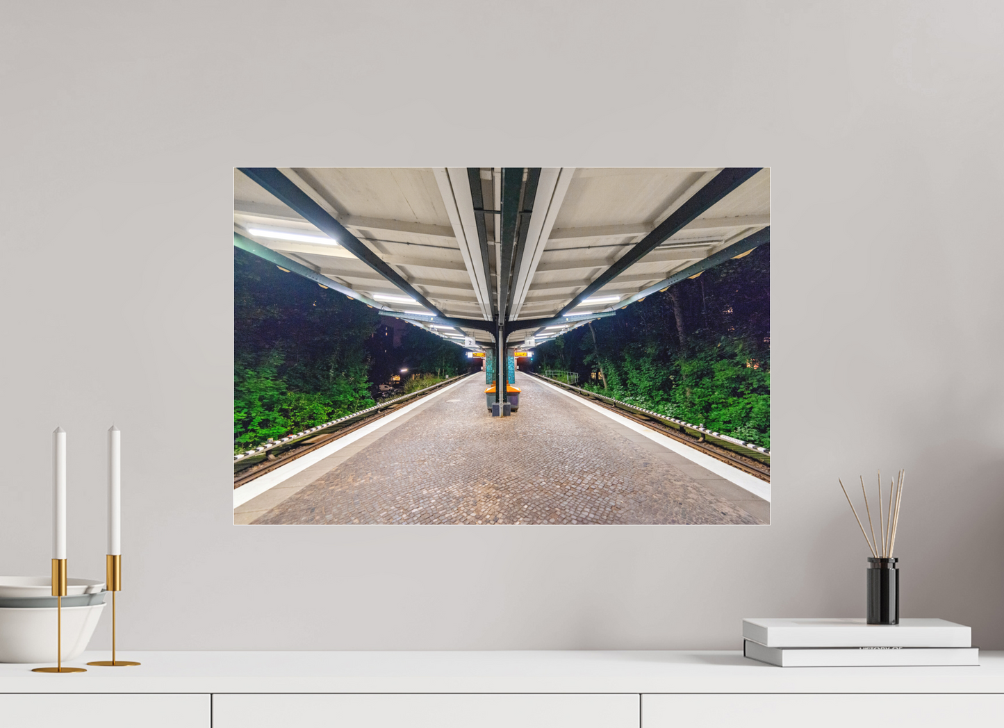 60 x 40 cm, Fine Art Acrylglas Matt Sierichstraße #1 Hamburg