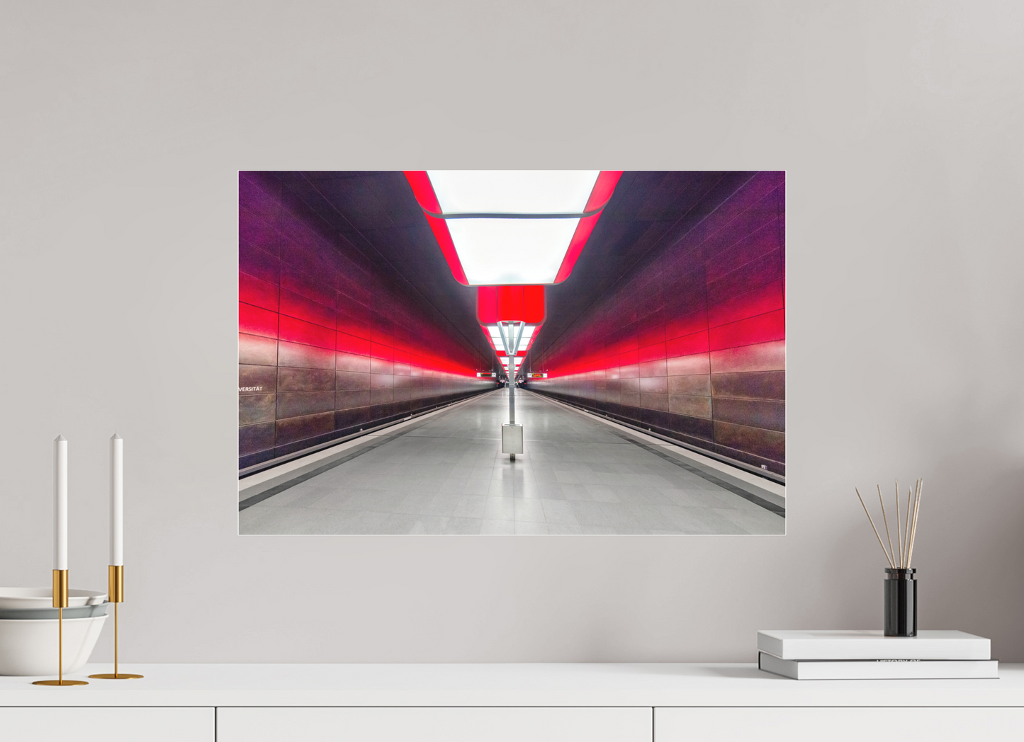 60 x 40 cm, Fine Art Acrylglas Matt Hafen City Universitaet_3 Hamburg