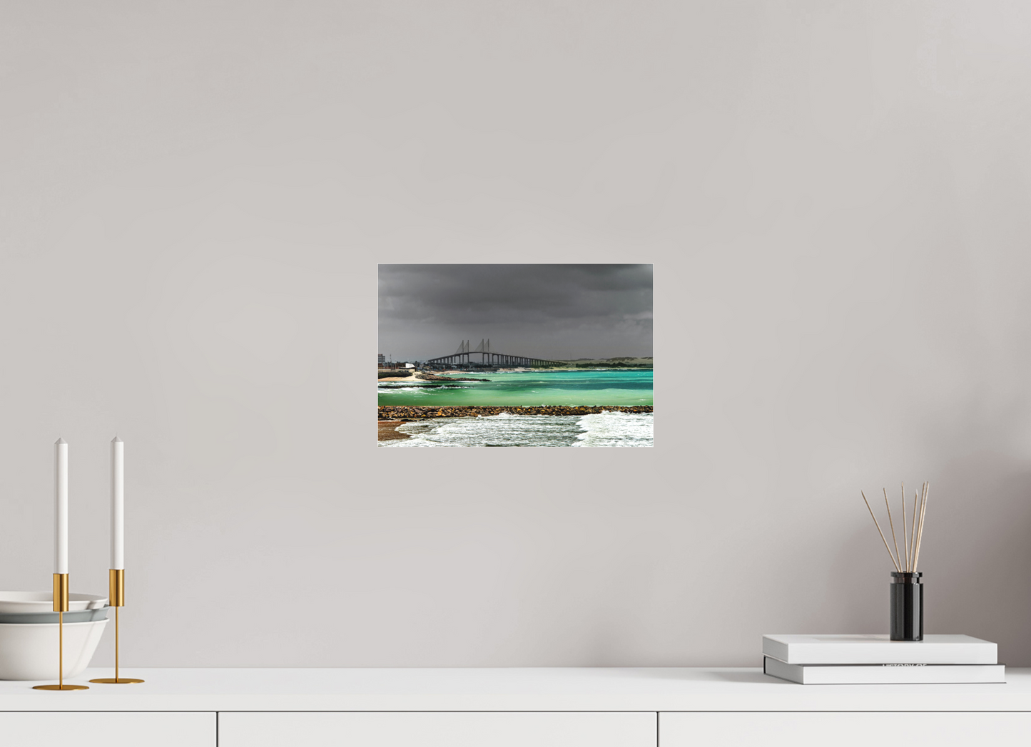 30 x 20 cm, Fine Art Acrylglas Matt Praia de Miami - Natal - RN