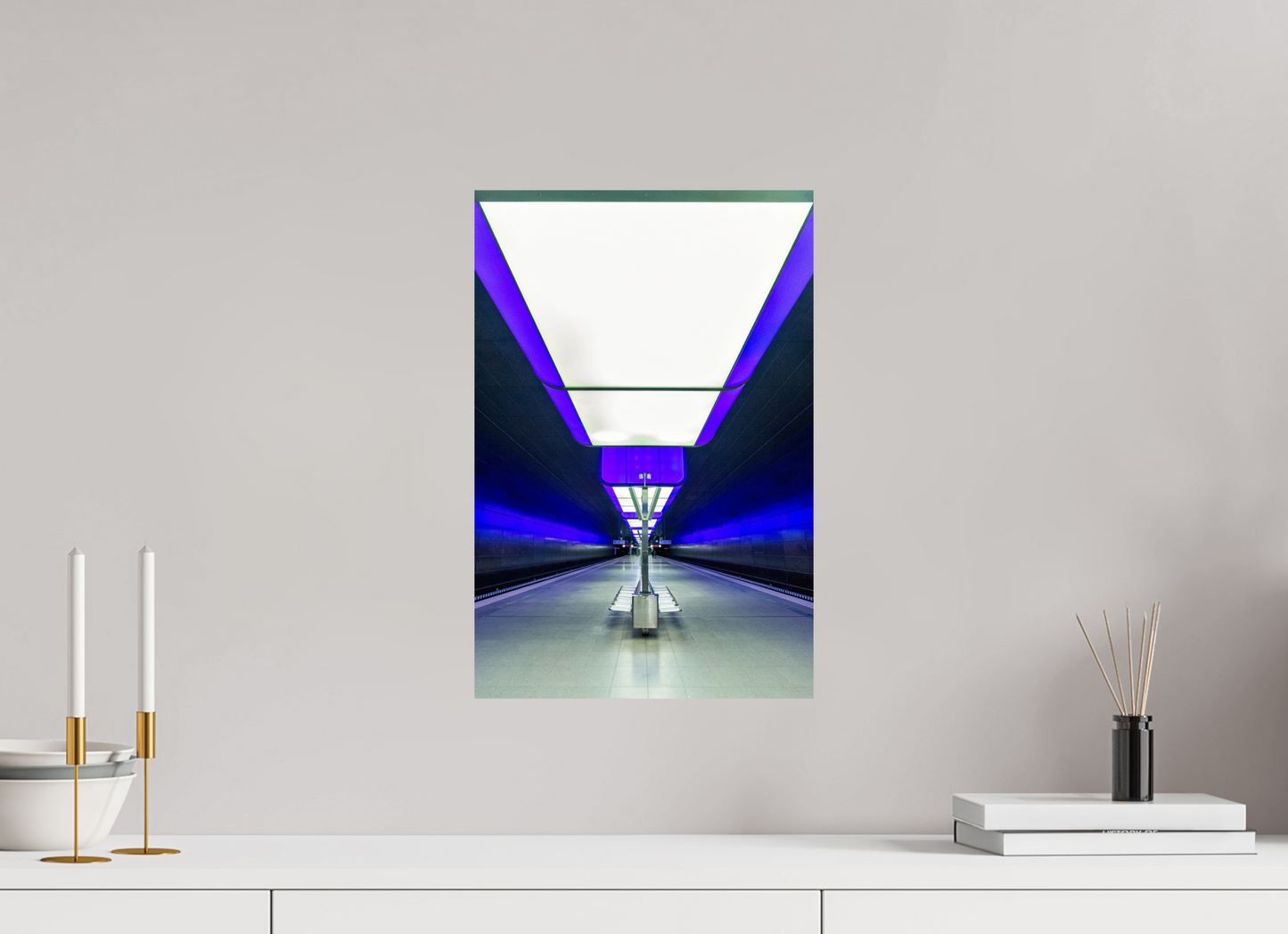 30 x 45 cm, Fine Art Print Metallic Edition Hafen City Universitaet #3 Hamburg