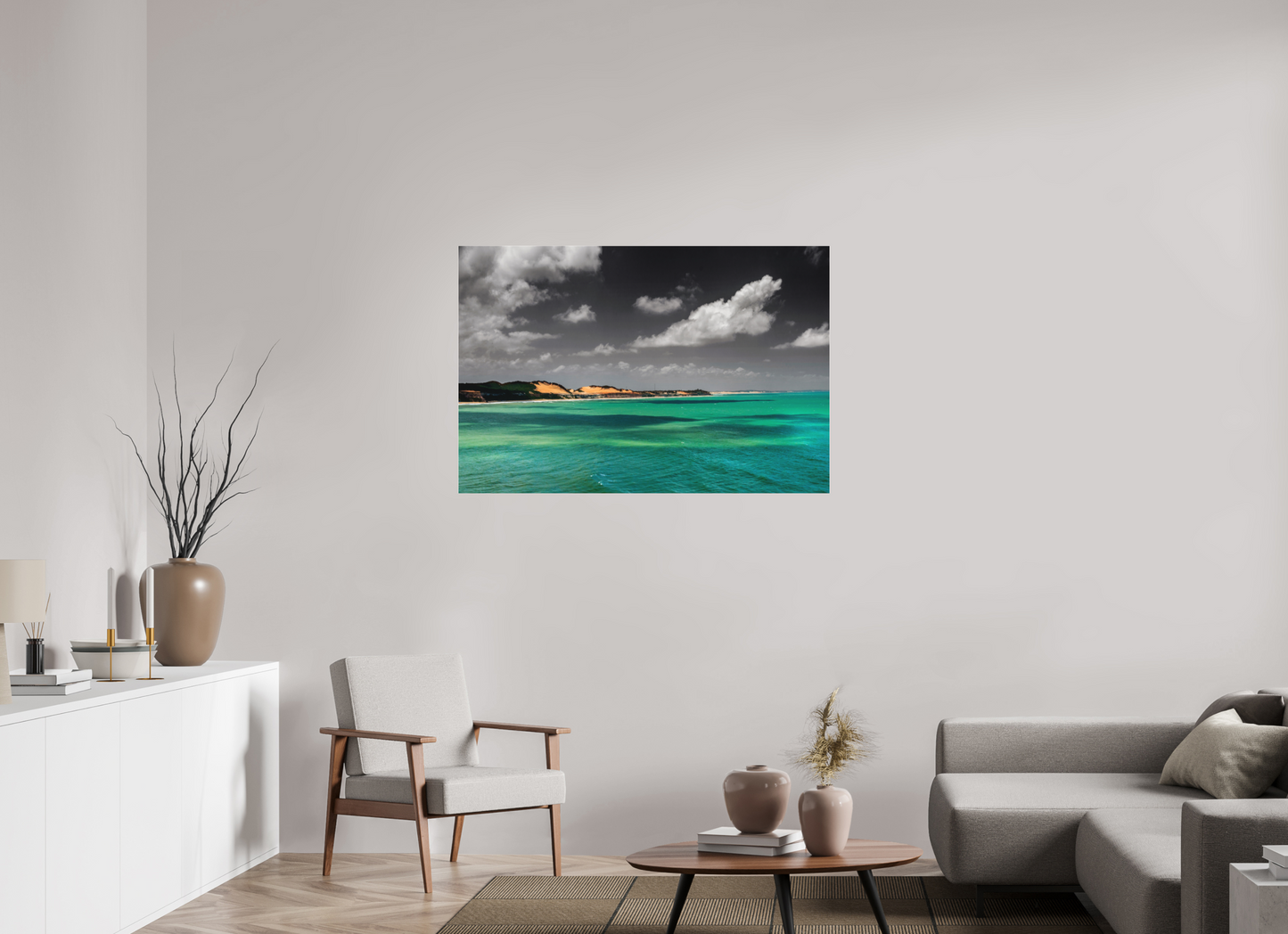 120 x 80 cm, Fine Art Acrylglas Matt Mirante dos Golfinhos - Tibau do Sul - RN