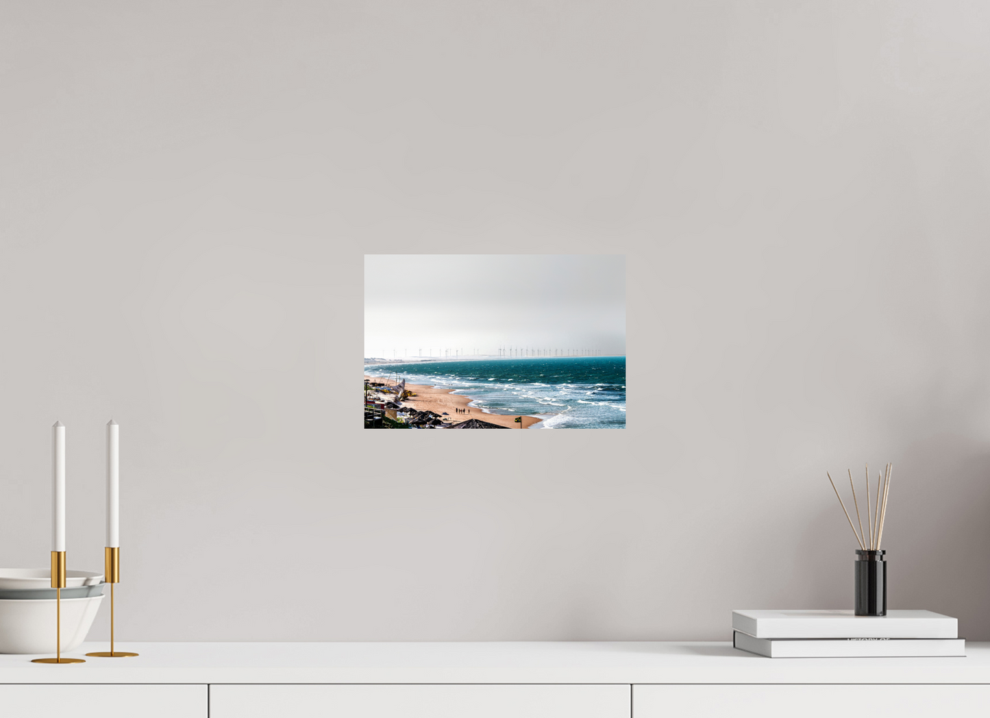 30 x 20 cm, Fine Art Print auf Alu-Dibond ohne Aufhang Canoa Quebrada - Aracati - CE