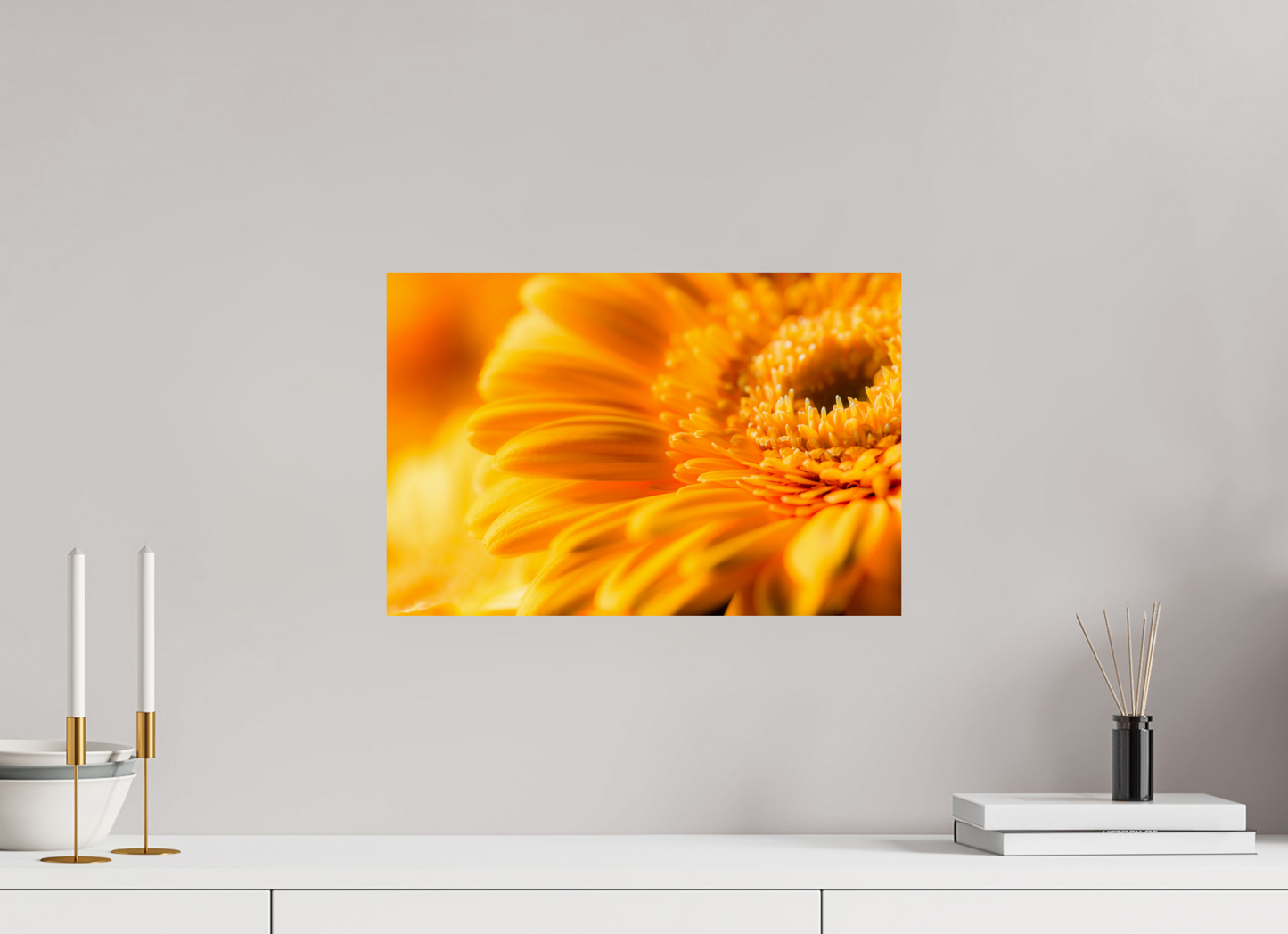 45 x 30 cm, ChromaLuxe HD Metal Print Gerbera_09