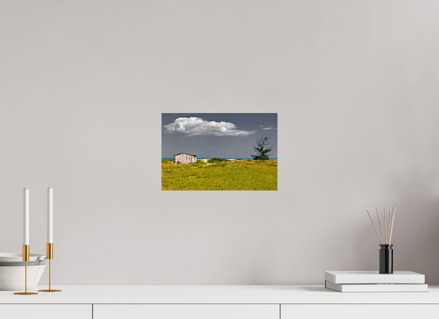 30 x 20 cm, Fine Art Print auf Alu-Dibond ohne Aufhang Enseada Da Baleia - Ilha do Cardoso - SP