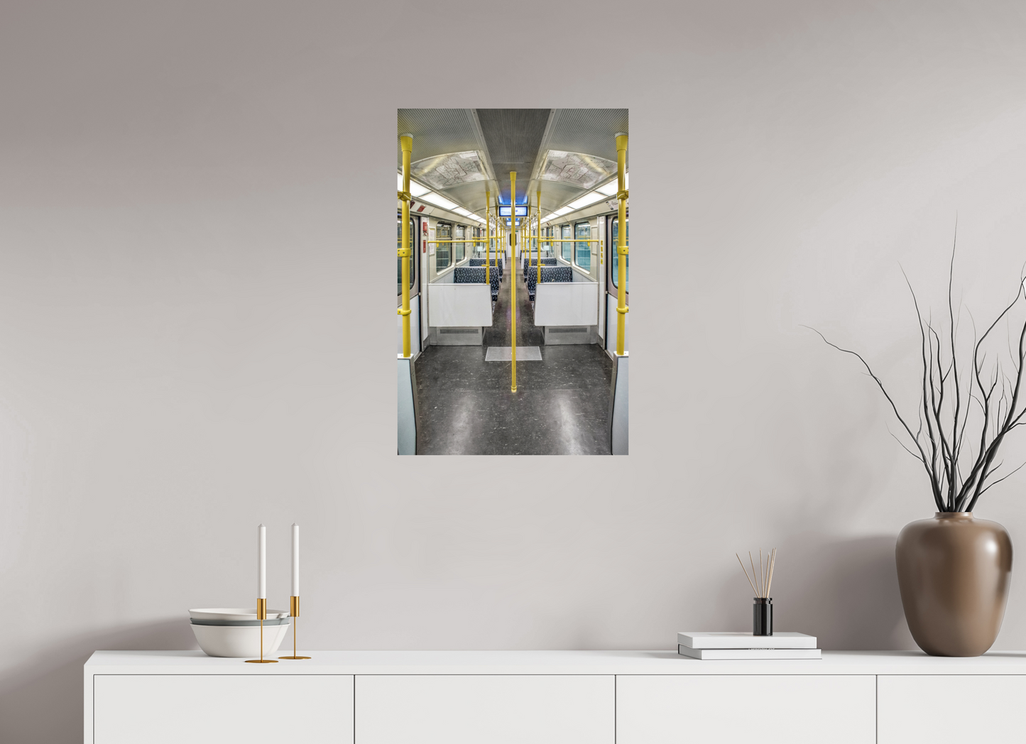 50 x 75 cm, Fine Art Print Metallic Edition BER #1 Berlin