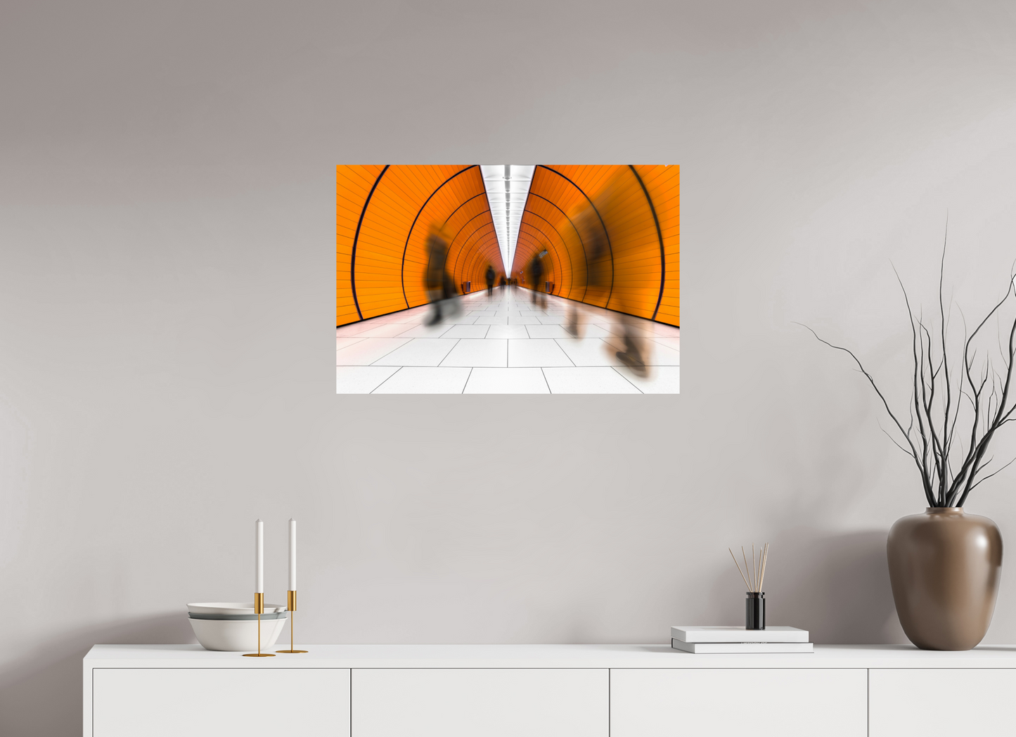 75 x 50 cm, Fine Art Print Metallic Edition Marienplatz #1 München