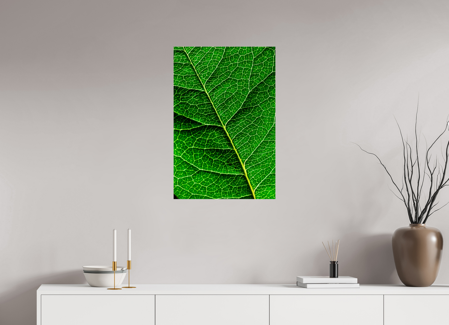50 x 75 cm, Glänzender Foto-Abzug Acrylglas Rosenblat_001