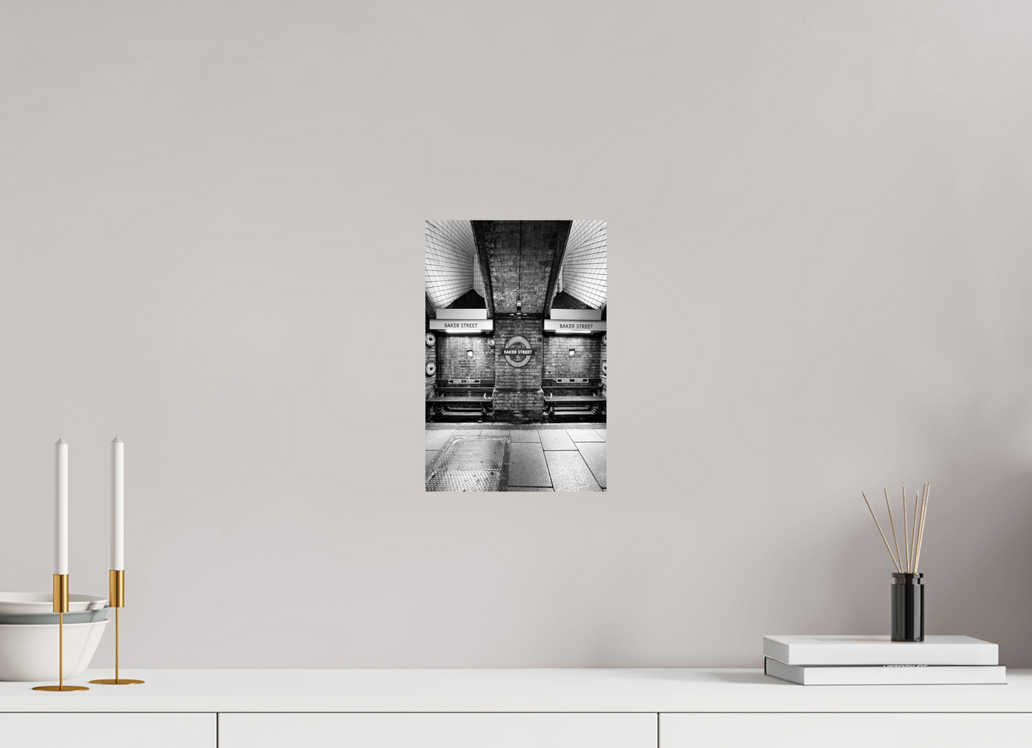 20 x 30 cm, Fine Art Print Metallic Edition Baker-Street #5 London