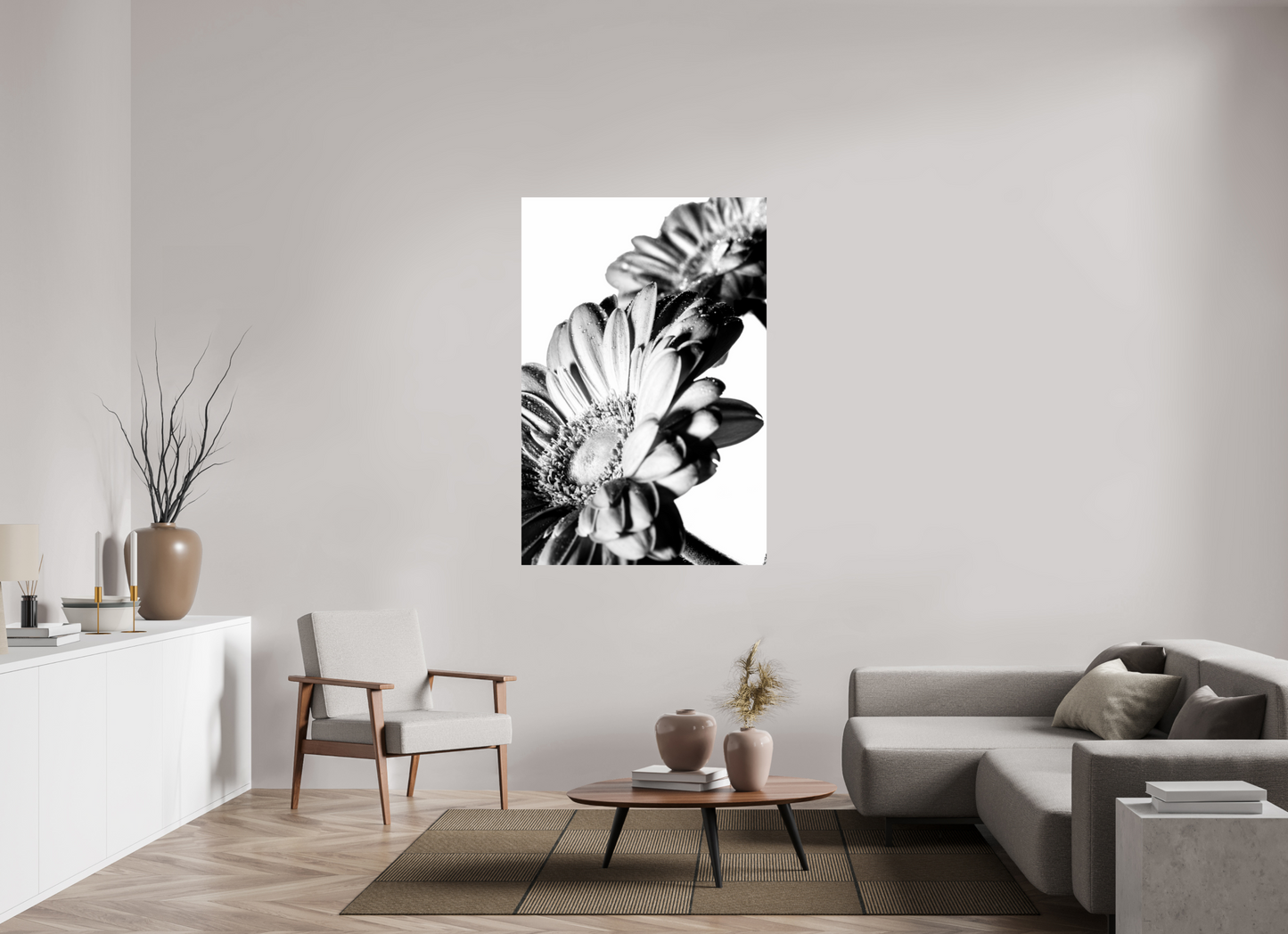 100 x 150 cm, Fine Art Print Baryta auf Alu-Dibond Gerbera_08