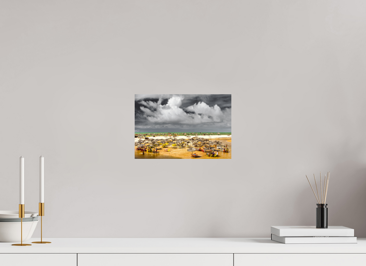 30 x 20 cm, Fine Art Print auf Alu-Dibond ohne Aufhang Praia Bela - Pitimbu - PB