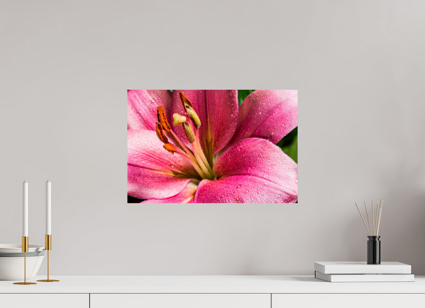 45 x 30 cm, Fine Art Print Baryta auf Alu-Dibond Lilie_02