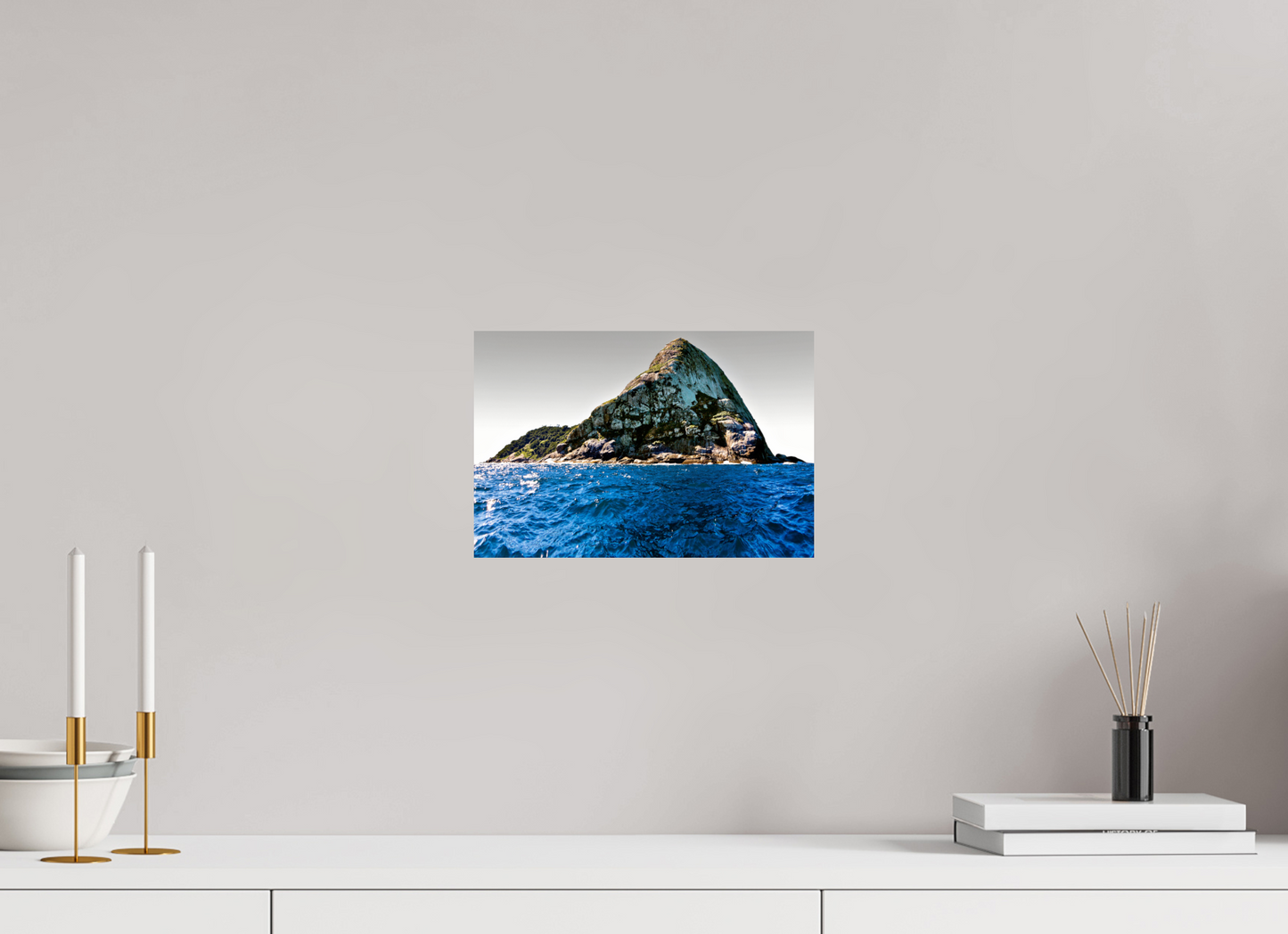 30 x 20 cm, Fine Art Print auf Alu-Dibond ohne Aufhang Ilha Queimada Grande - Peruíbe - SP