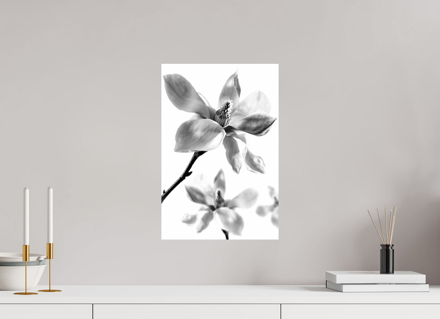 30 x 45 cm, ChromaLuxe HD Metal Print Magnolie_03