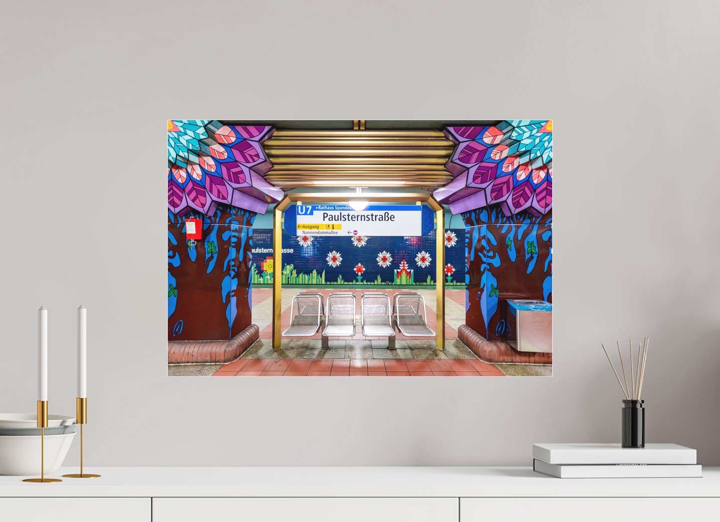 60 x 40 cm, Fine Art Acrylglas Matt Paulsternstrasse #2 Berlin