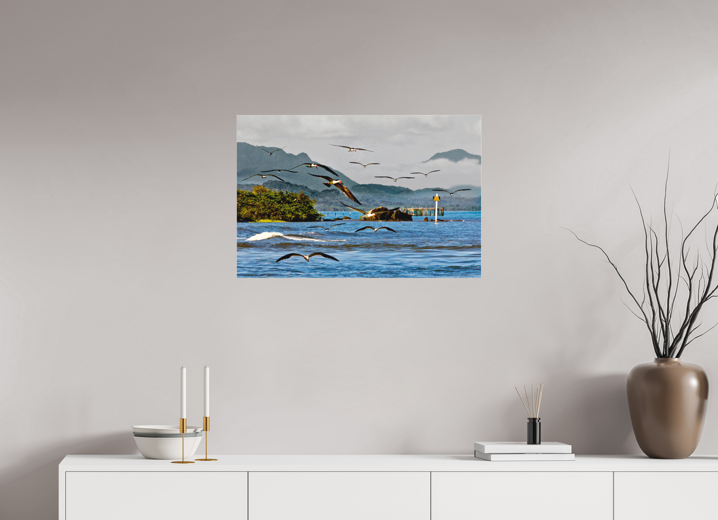 75 x 50 cm, Fine Art Acrylglas Matt Ilha do Cardoso - Cananéia