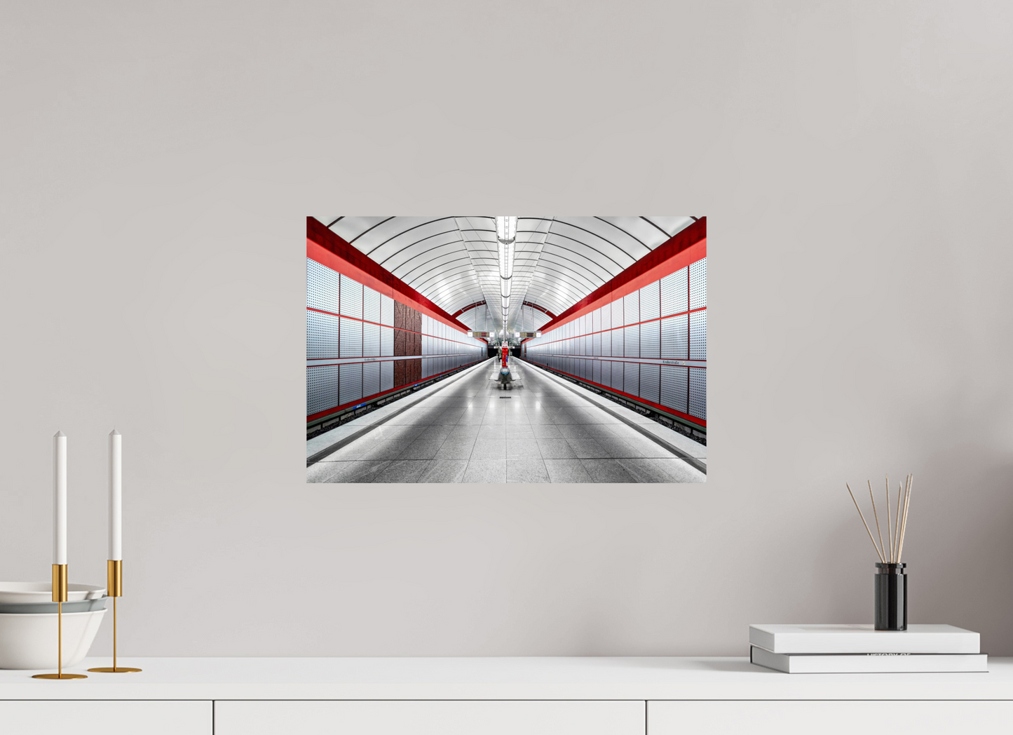 45 x 30 cm, Fine Art Print Metallic Edition Kreillerstrasse #2 München