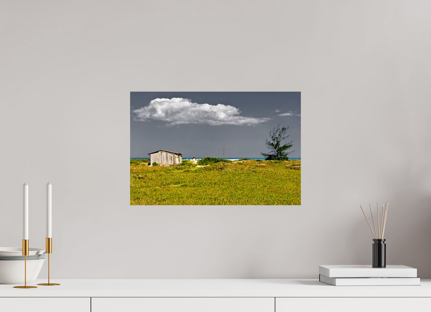 45 x 30 cm, Fine Art Print auf Alu-Dibond ohne Aufhang Enseada Da Baleia - Ilha do Cardoso - SP